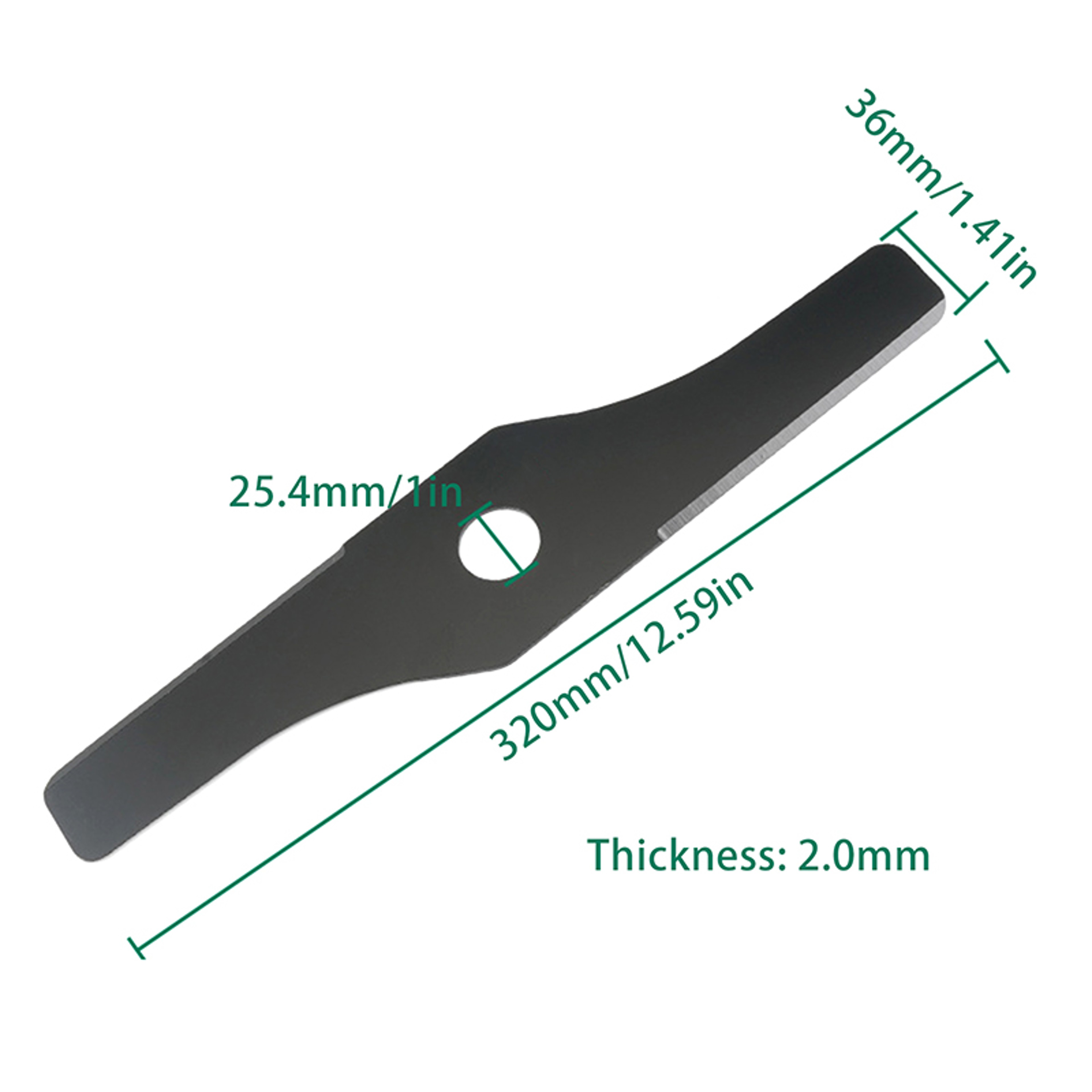 Heavy Duty S Shape Trimmer Blade Replacement for Electric Trimmers & Gas Lawn Mowers – view 7
