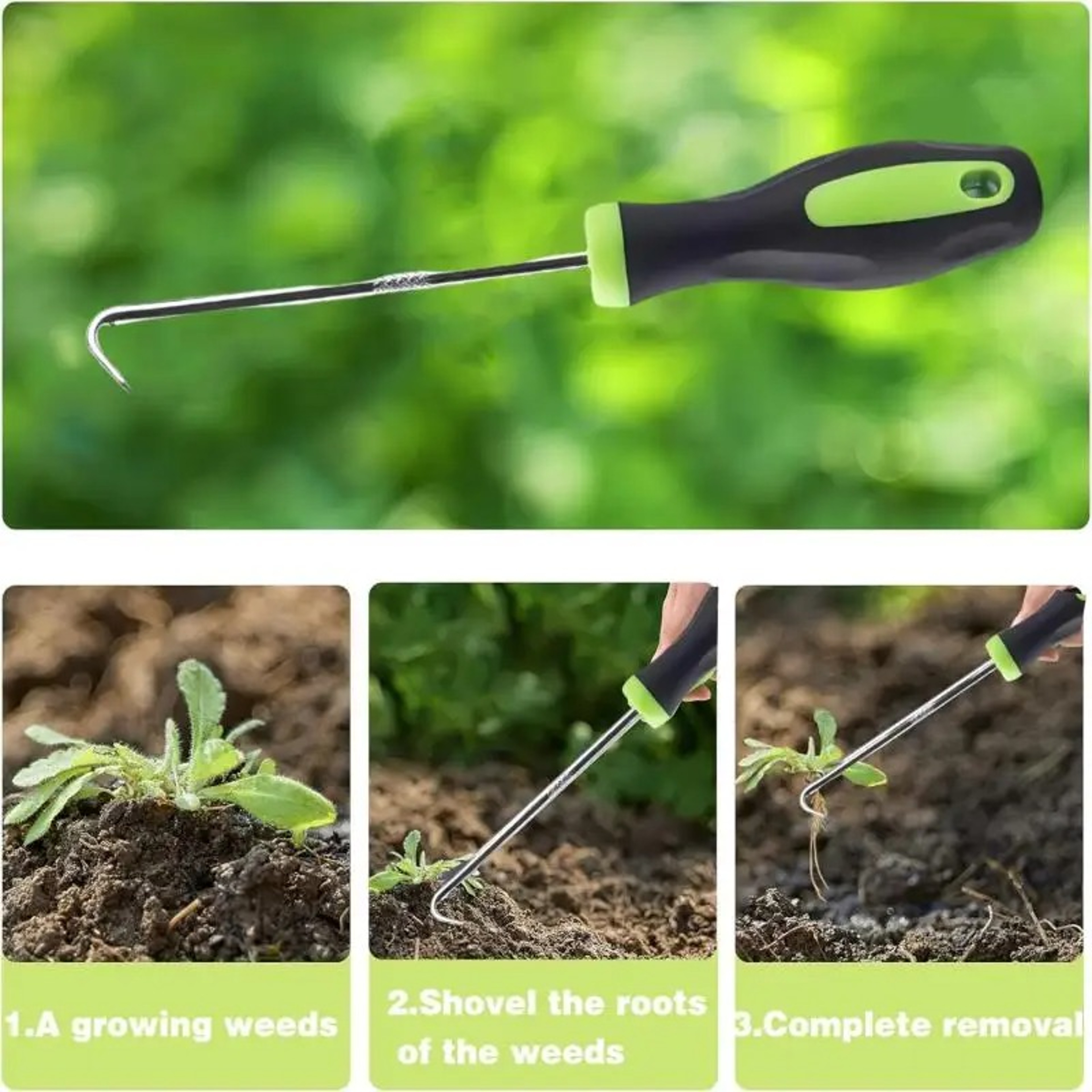 Weed Pulling Tool Manual Weeder for Patio Paving Joints and Garden Crack Cleaning – view 3
