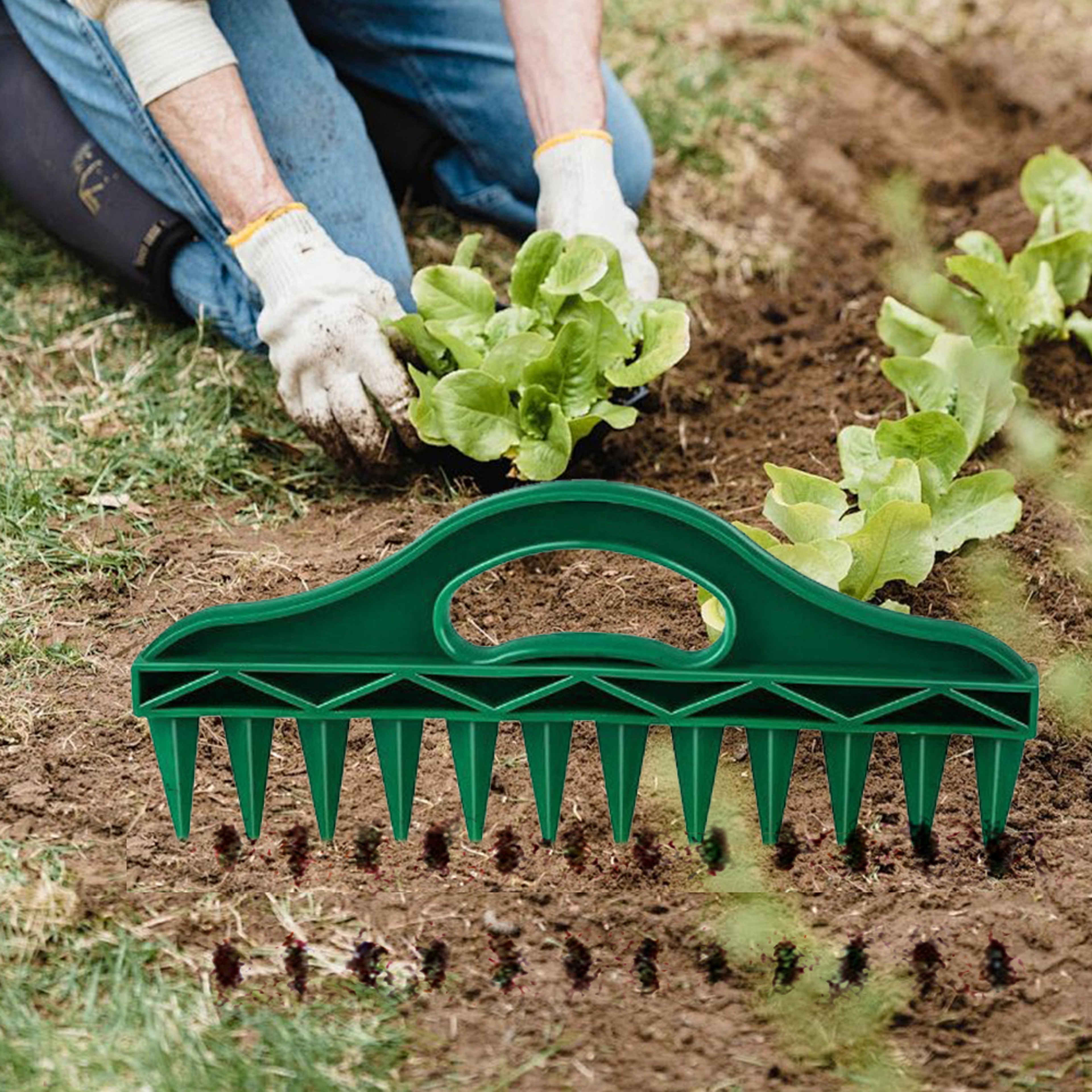 Hole Garden Seeder Tool Hand Dibber for Fast & Even Seed Planting – view 6
