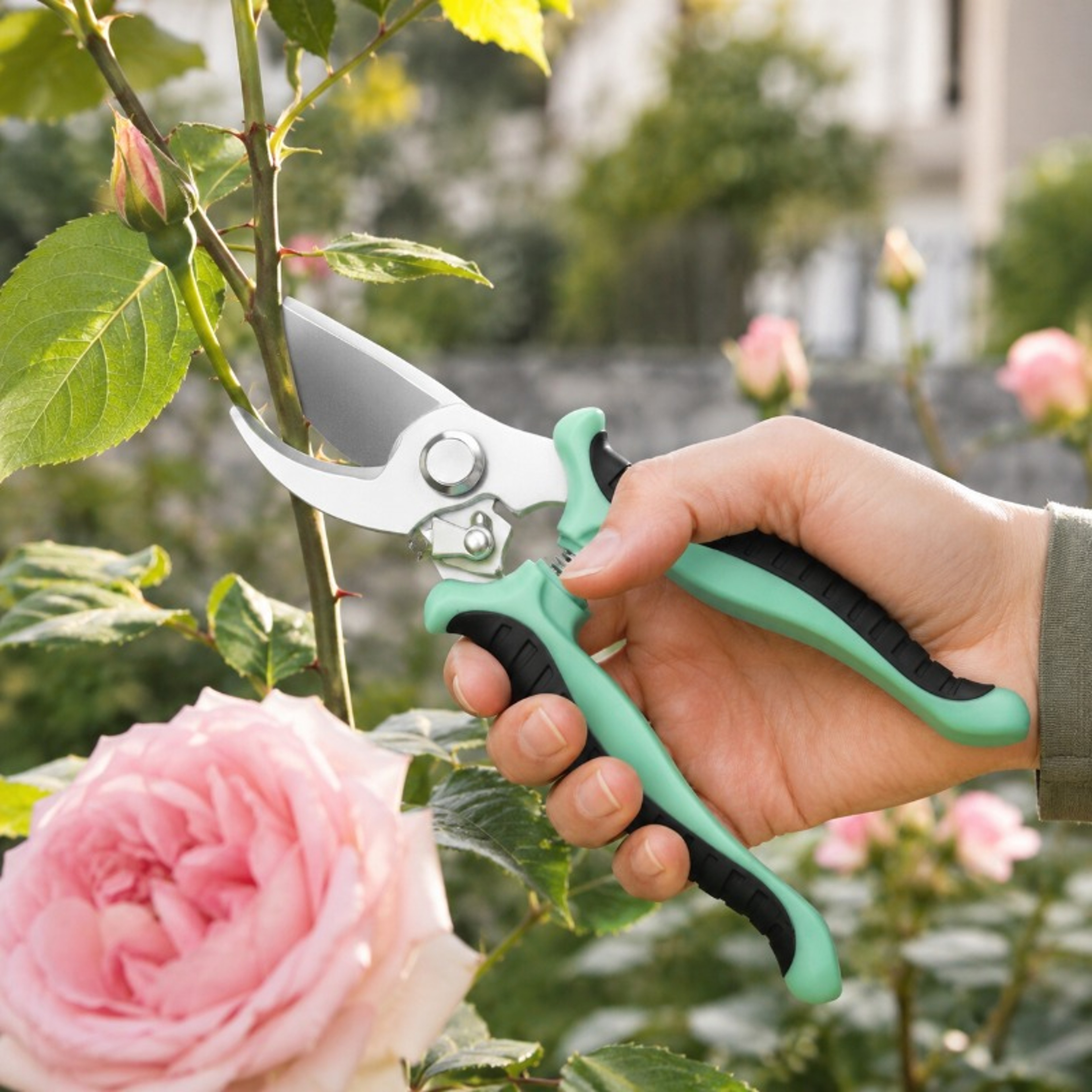 Professional Pruning Shears Stainless Steel Garden Scissors for Fruit Trees, Flowers & Branch Trimming – view 2