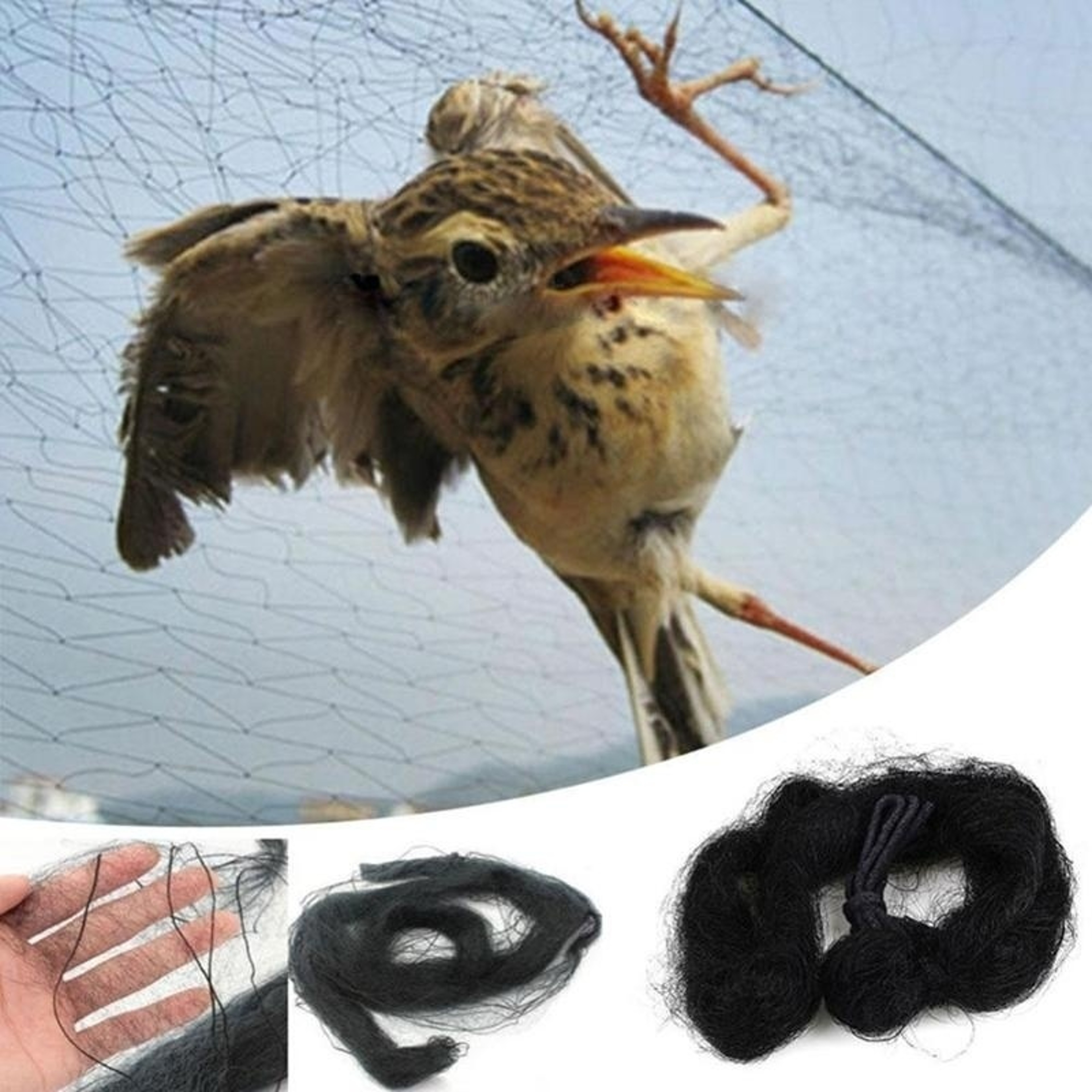 Bird Netting for Garden & Orchard  Reusable Fruit Tree Protection Mesh – view 1