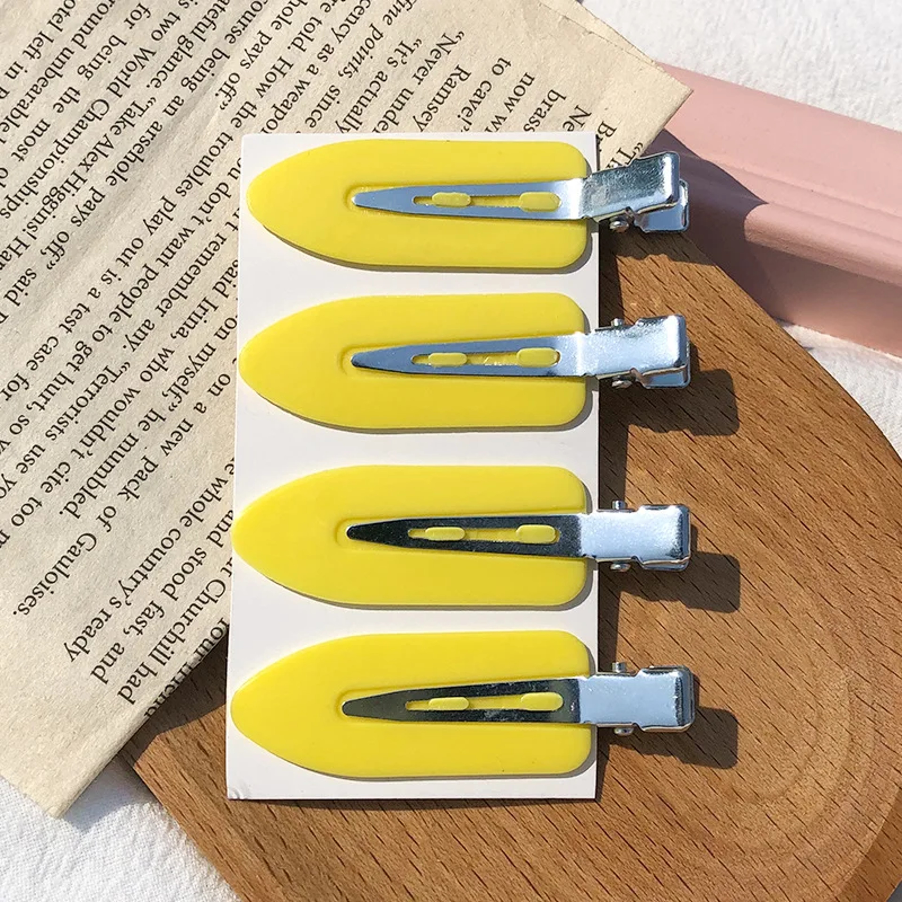 No Bend Hair Clips Piece Set No Crease Makeup Hair Styling Clips for Bangs & Face Washing – view 8