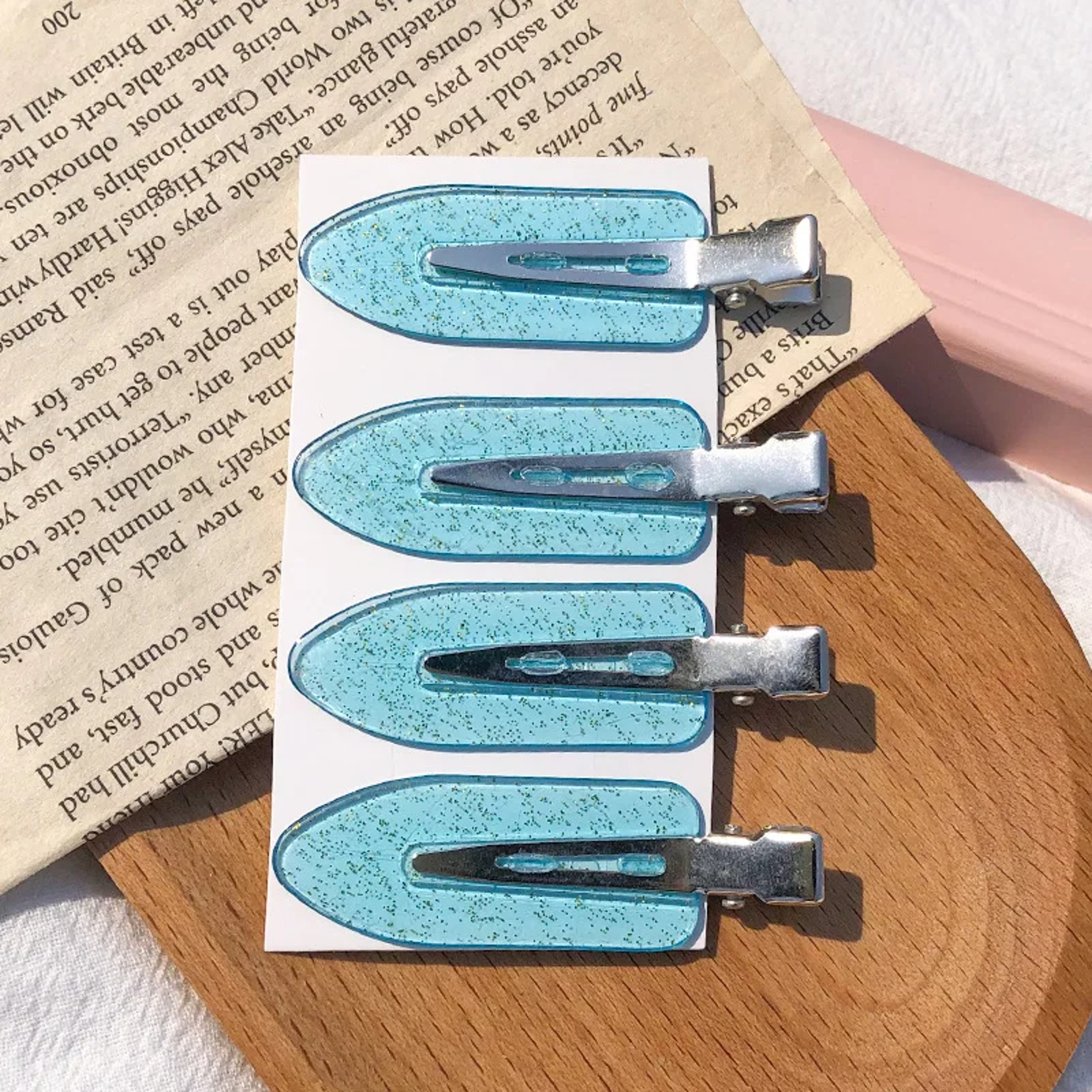 No Bend Hair Clips Piece Set No Crease Makeup Hair Styling Clips for Bangs & Face Washing – view 9