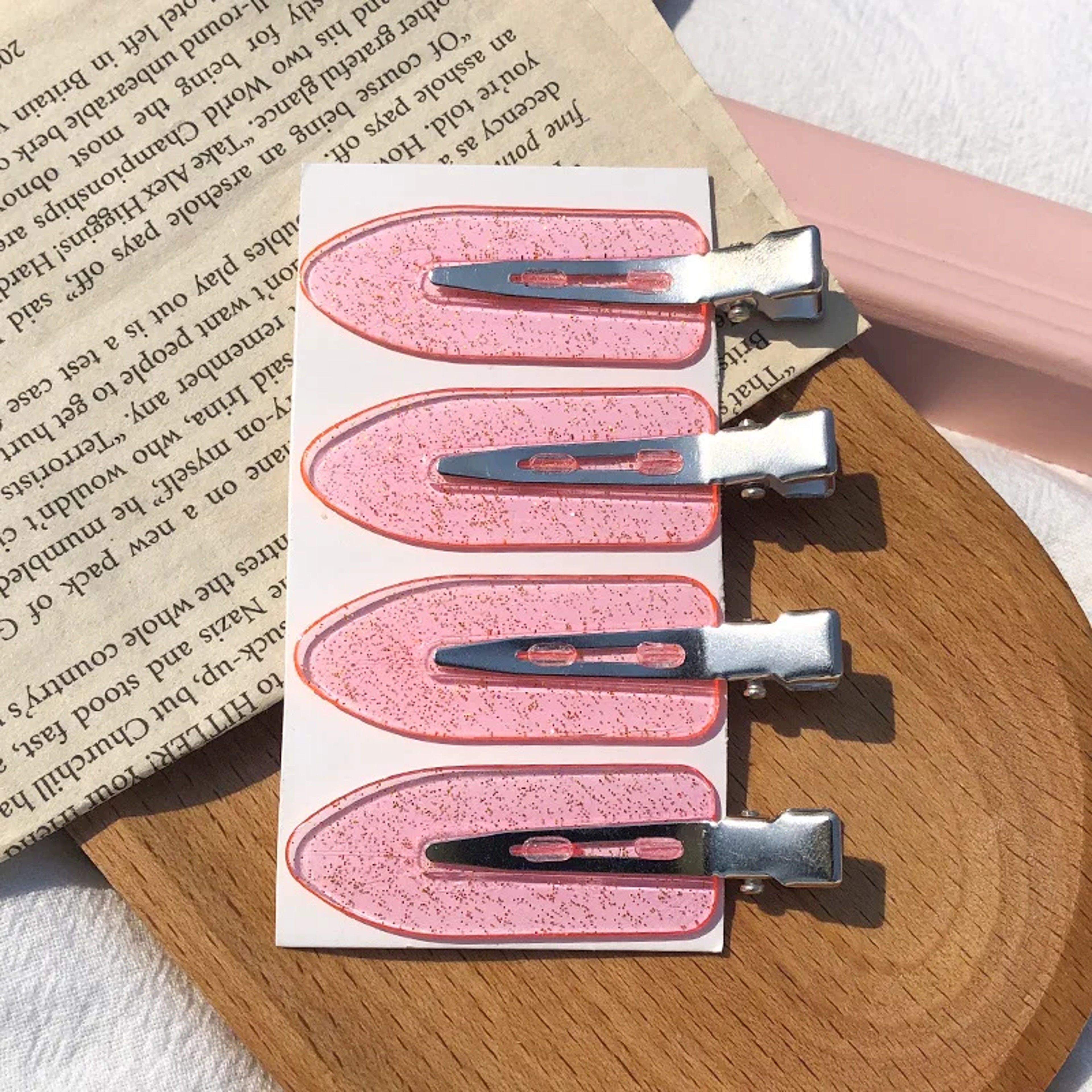 No Bend Hair Clips Piece Set No Crease Makeup Hair Styling Clips for Bangs & Face Washing – view 16