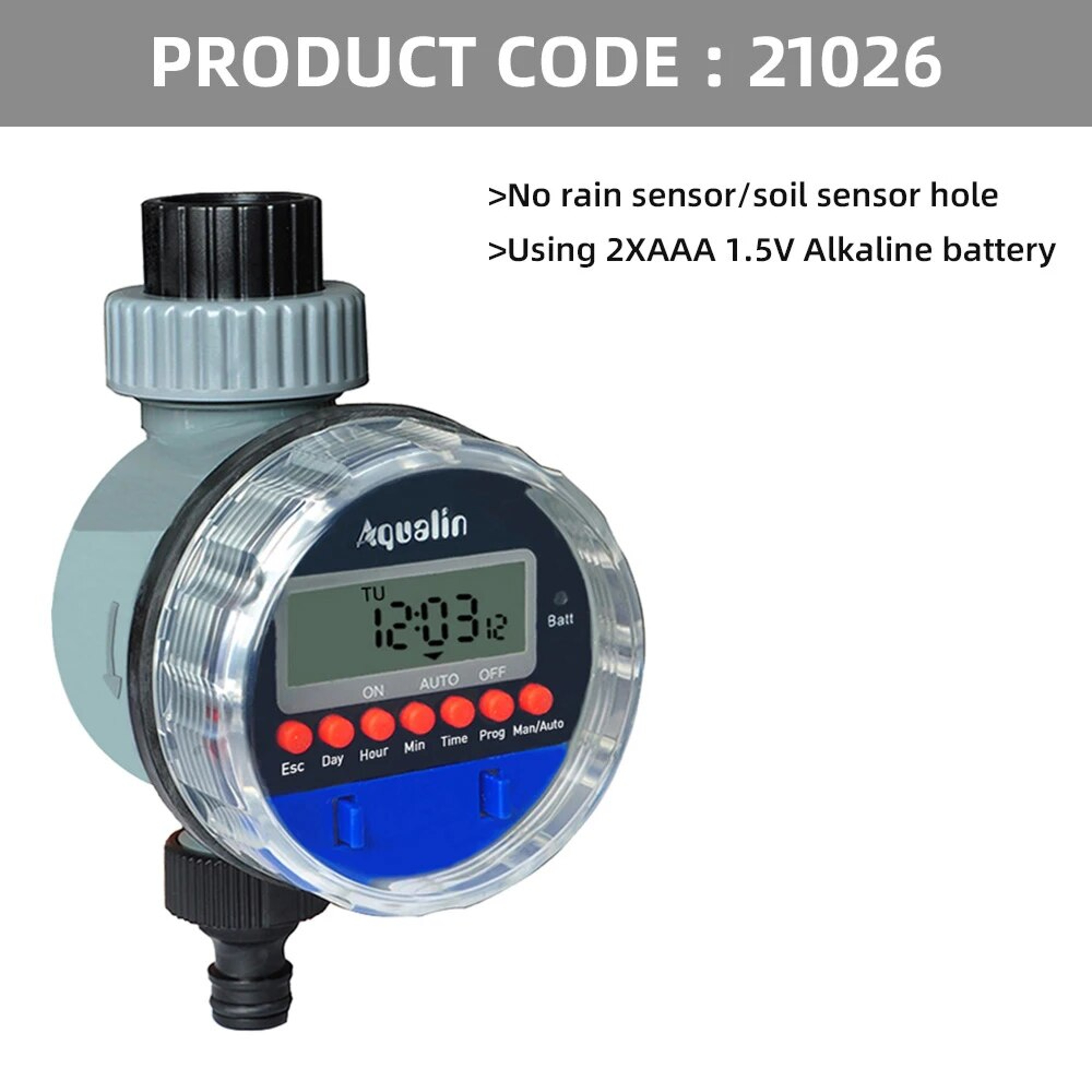 LCD Garden Watering Timer with Digital Display Automatic Irrigation Controller – view 7