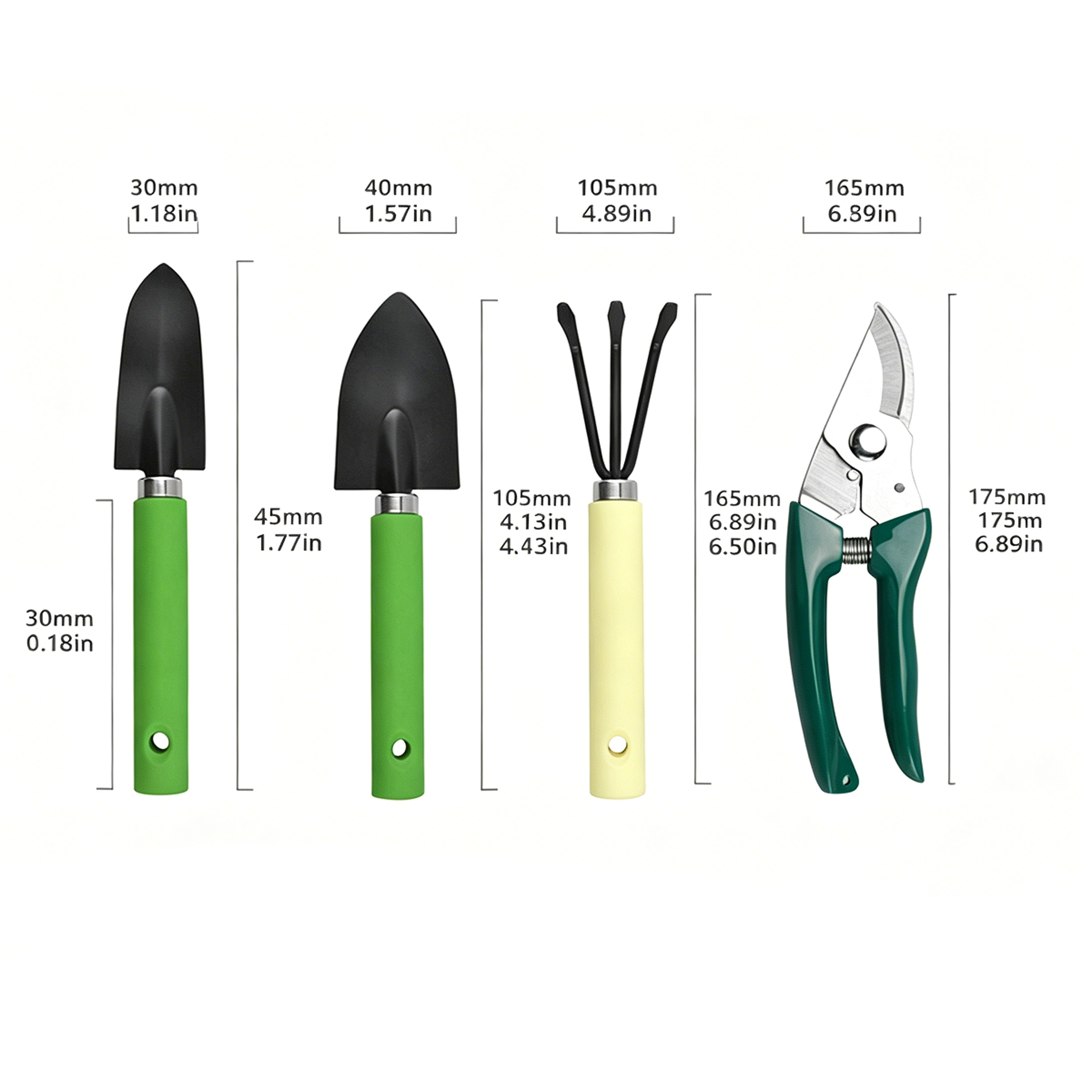 Gardening Tool Set for Potting Weeding Pruning and Planting – view 3