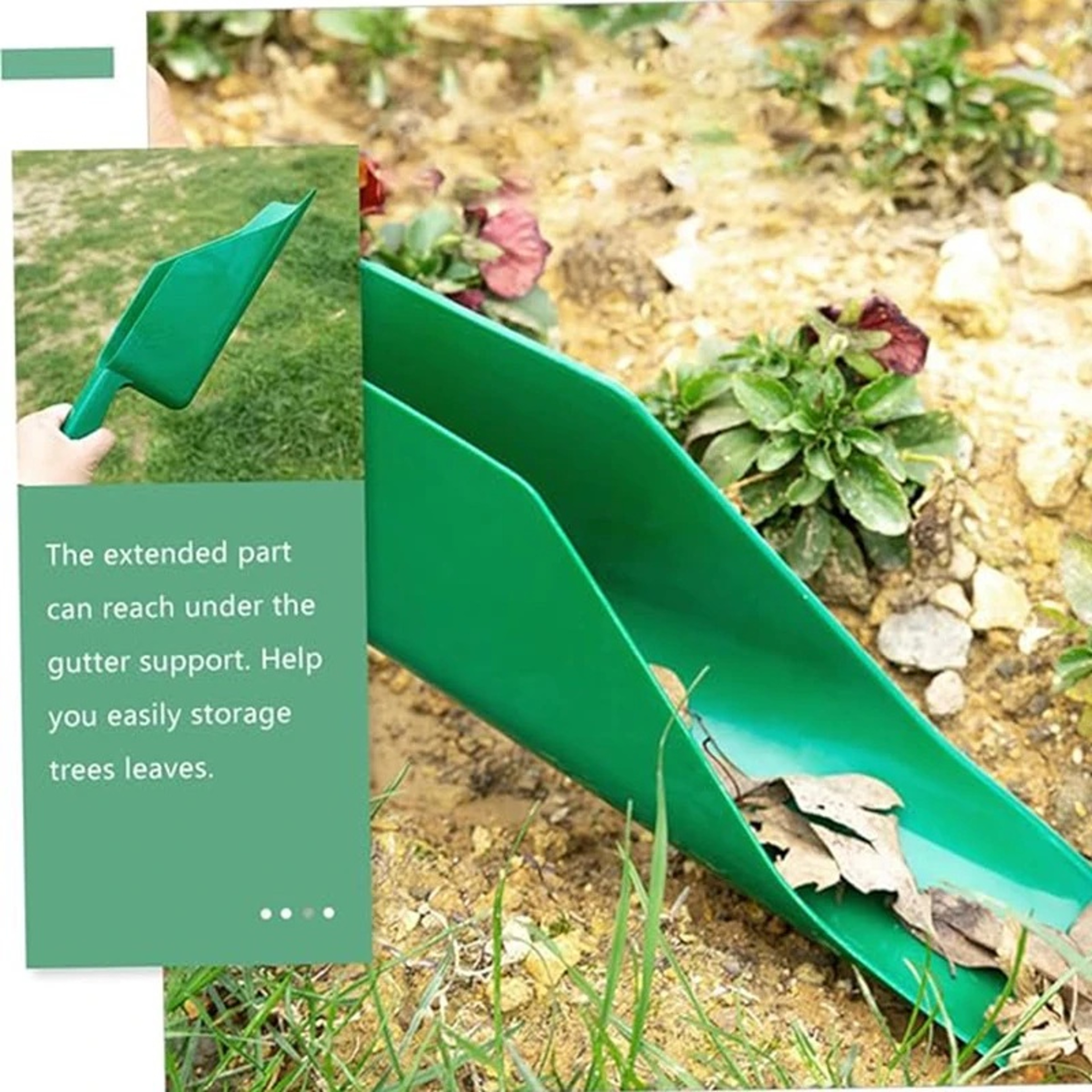 Flex Fit Gutter Cleaning Scoop Leaf And Debris Removal Tool 3