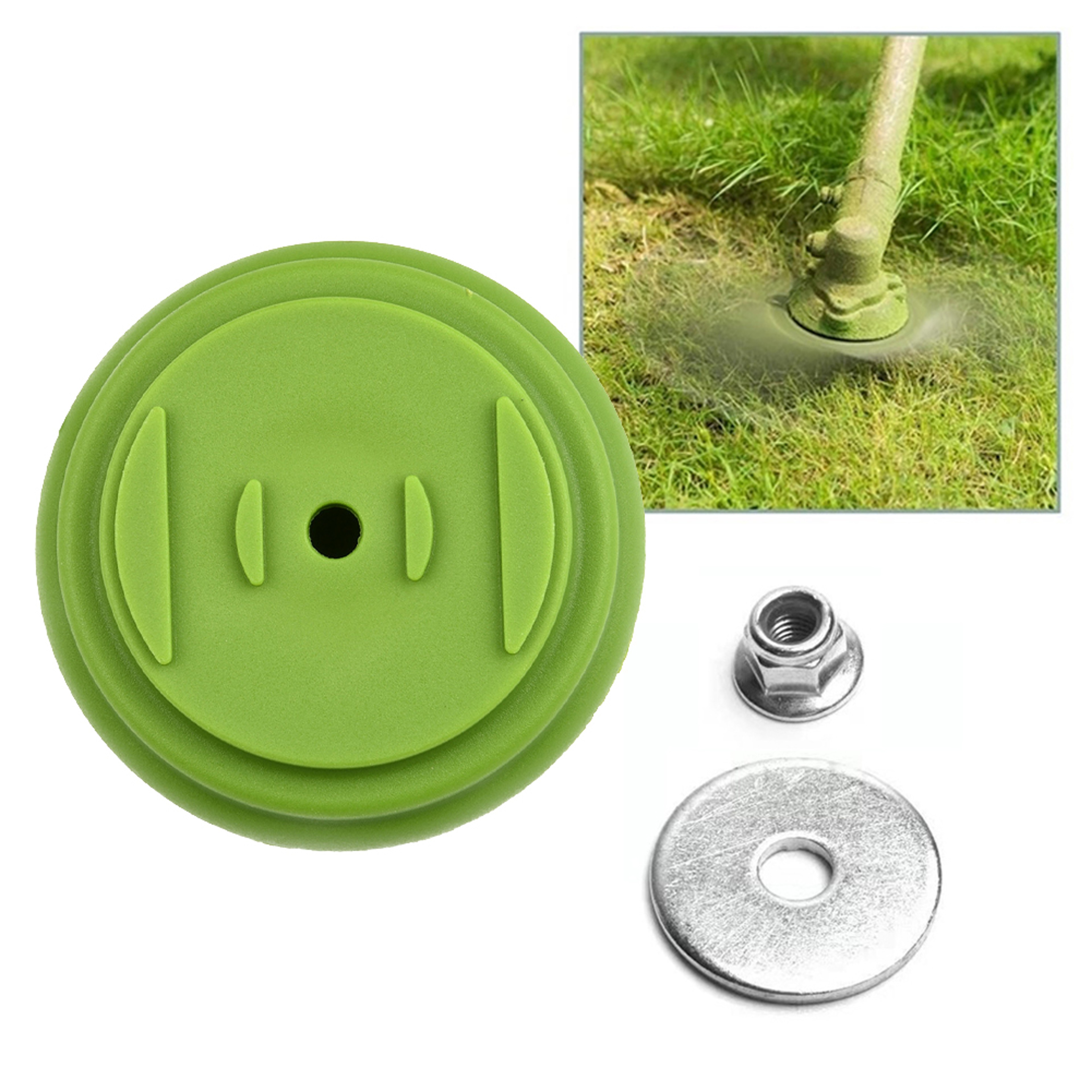 Piece Lawn Mower Blade Base Grass Trimmer Blade Holder Replacement Set – view 2