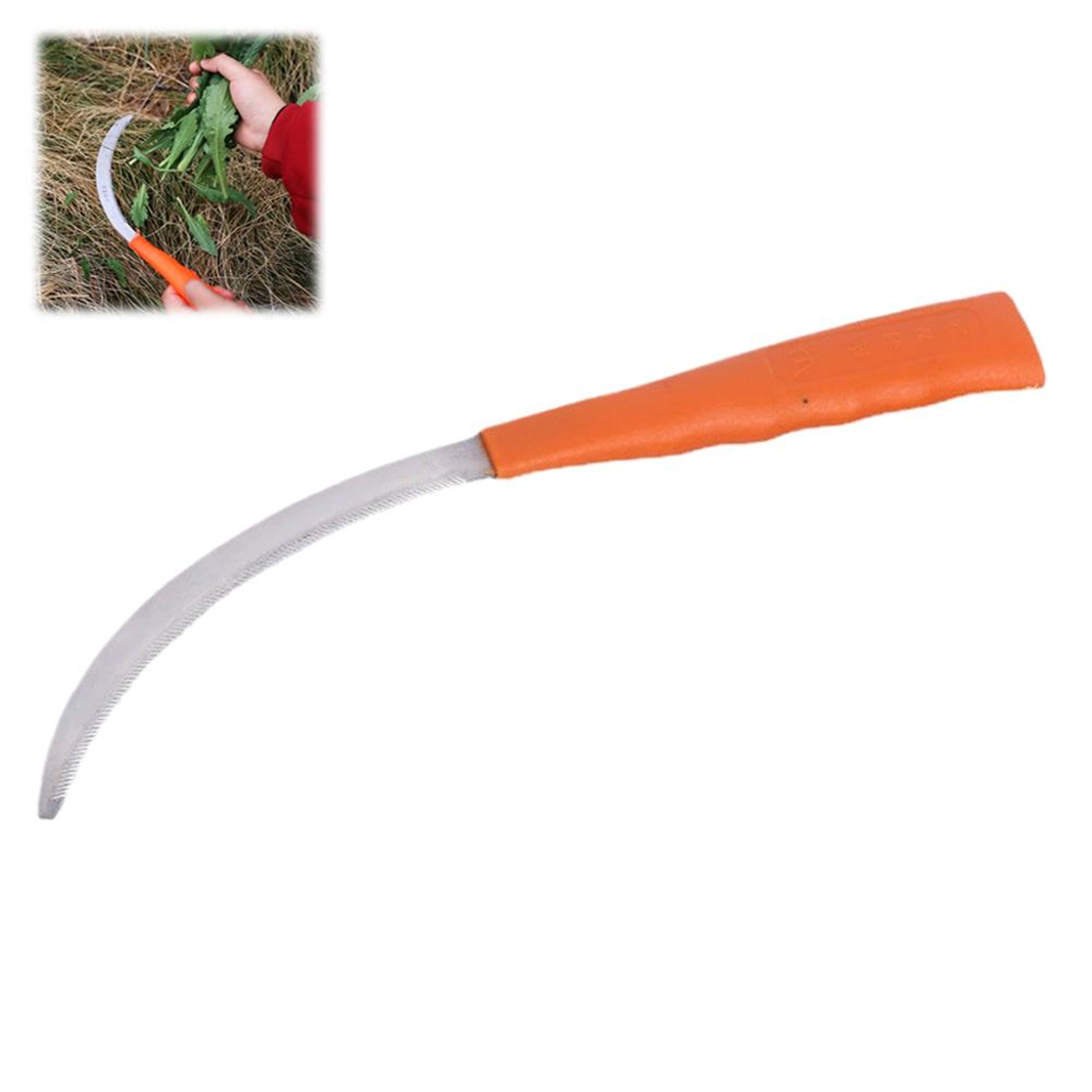Stainless Steel Weeding Sickle Sharp Garden Weeding Tool For Harvesting 0
