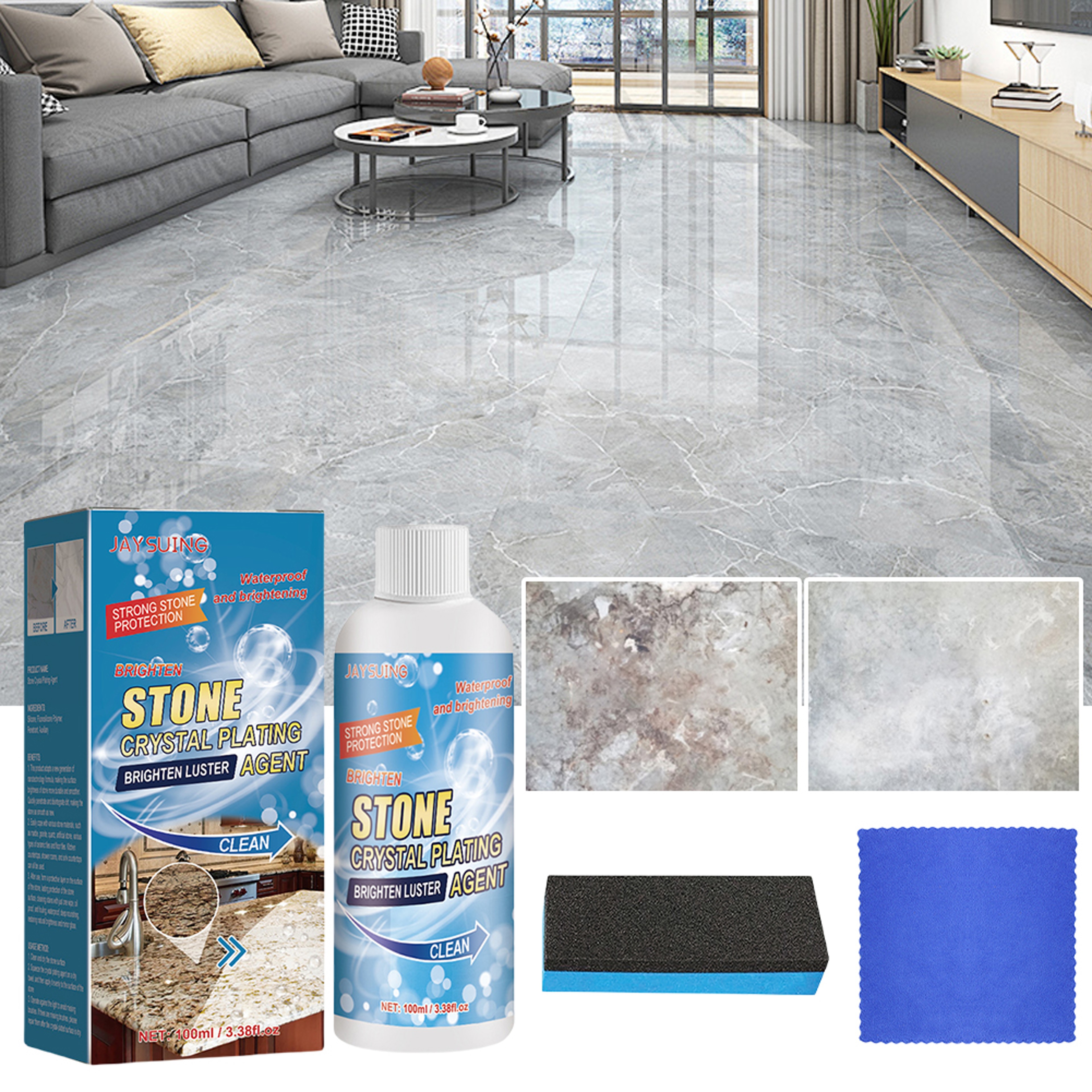 Stone Crystal Plating Agent Nano Marble Polish And Protective Stone Coating 3