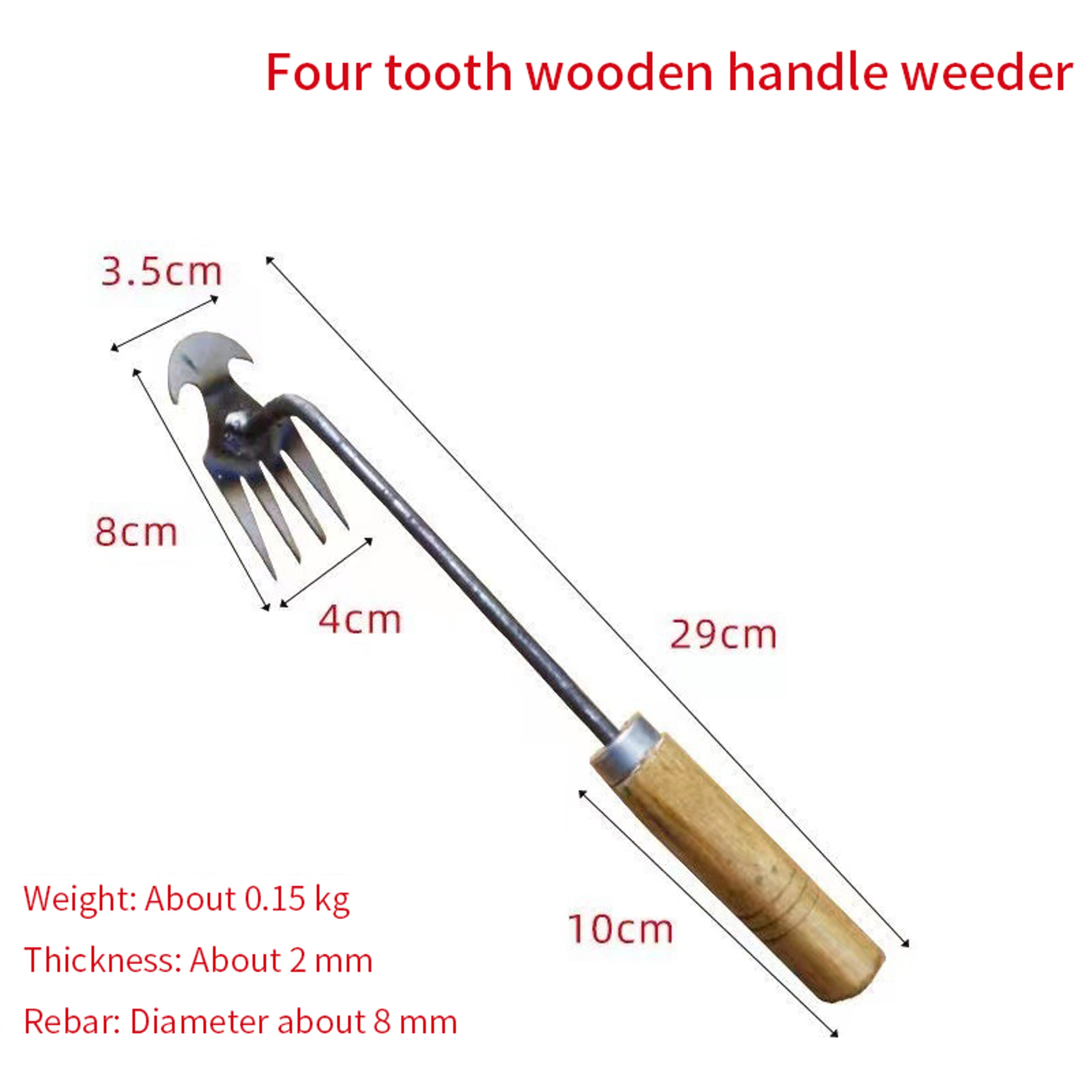 Teeth Garden Weed Puller And Dual Purpose Hand Weeder Tool 6
