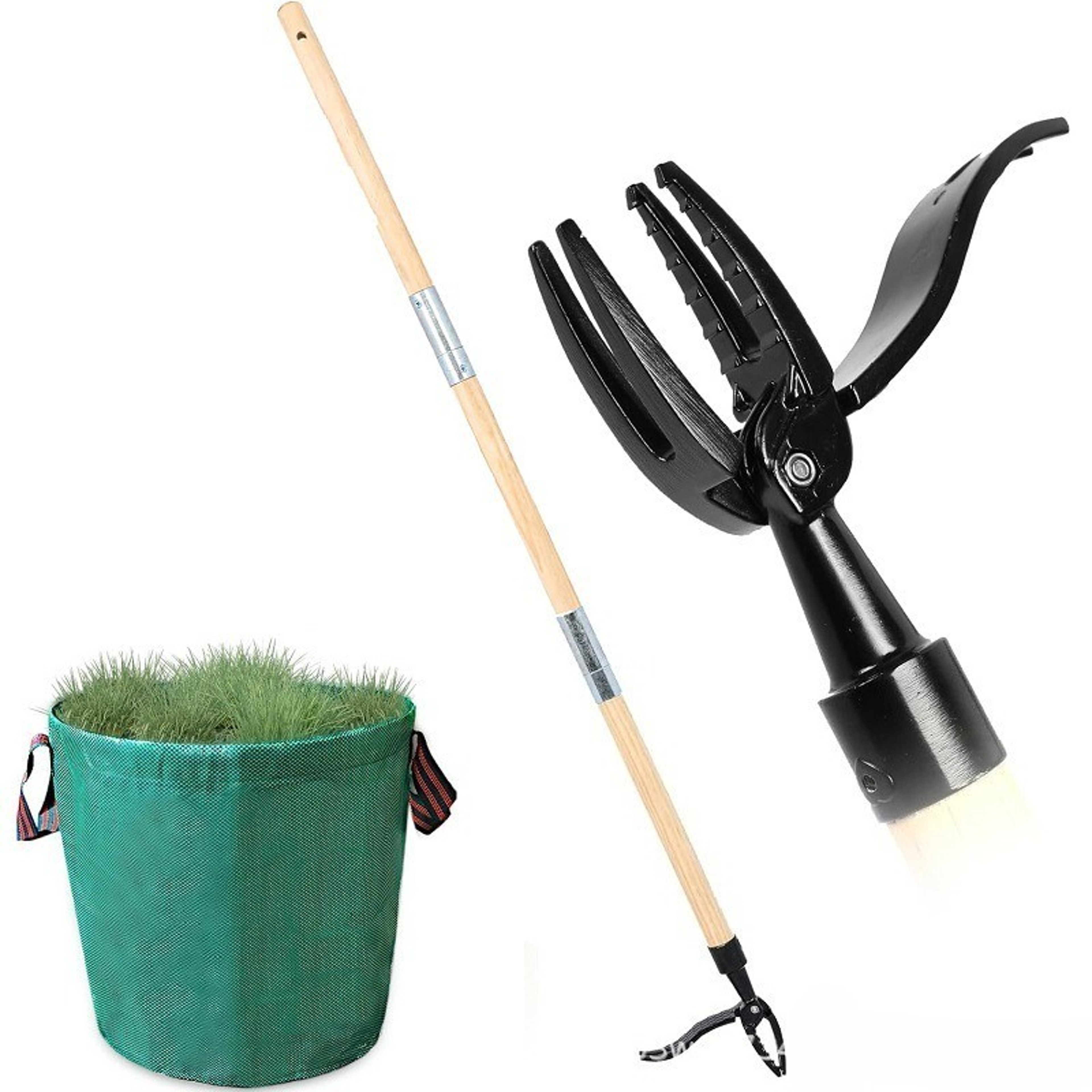 Standing Weed Puller Adjustable Long Handle Weed Puller For Easy Root Removal 0