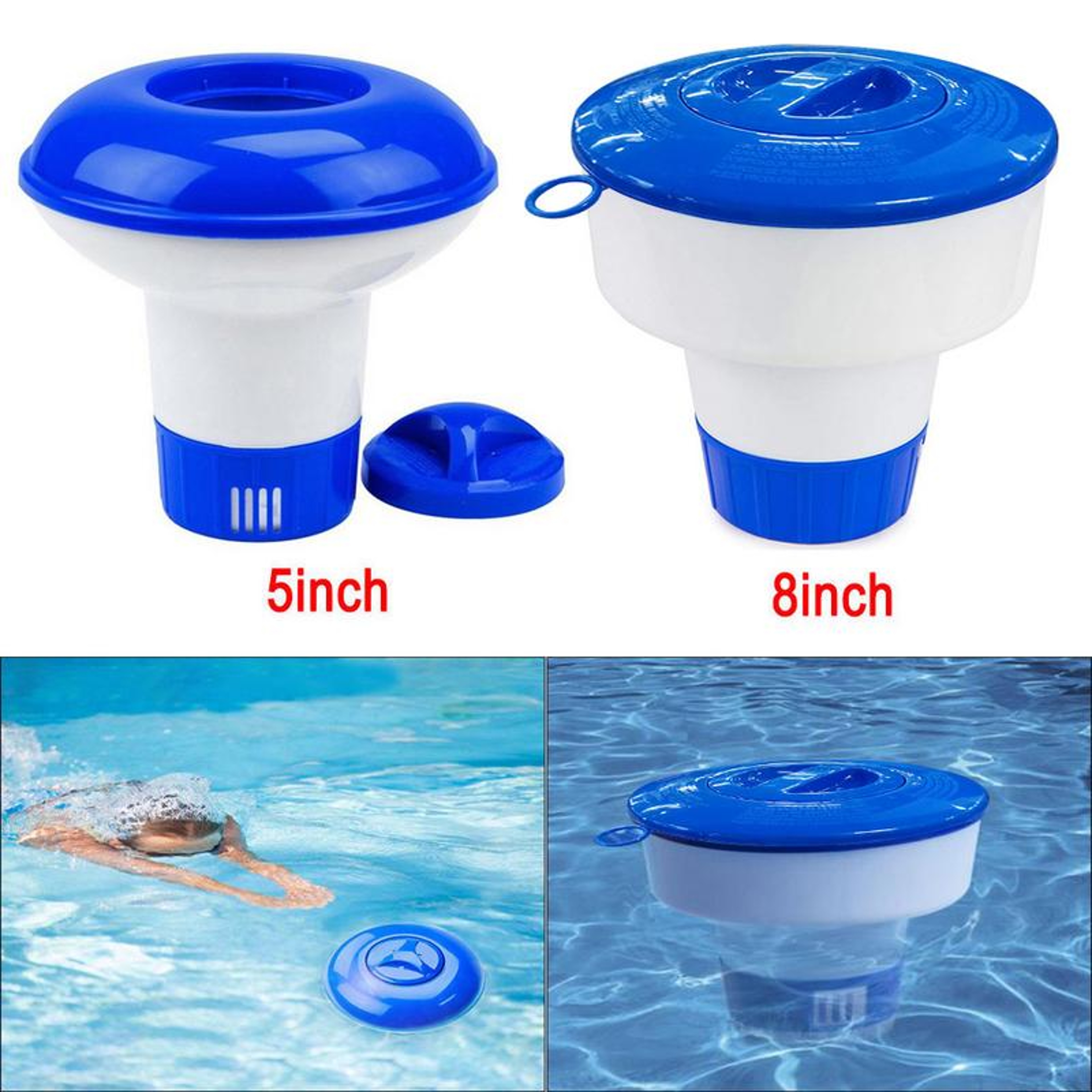 Floating Chlorine Dispenser Adjustable Pool Chlorine Floater – view 3