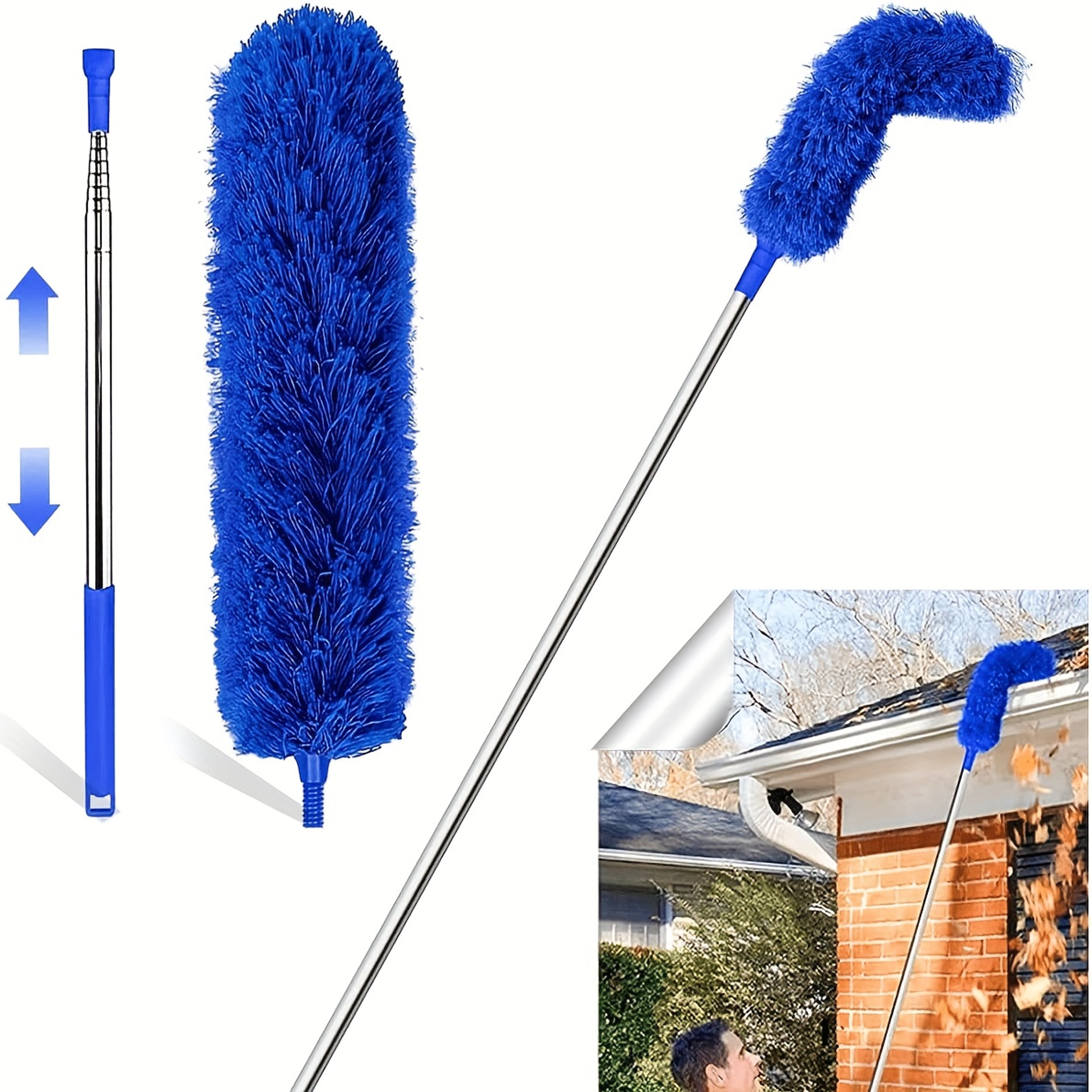 Telescopic Gutter Cleaning Tool with Extendable Drain Cleaning Rod – view 7