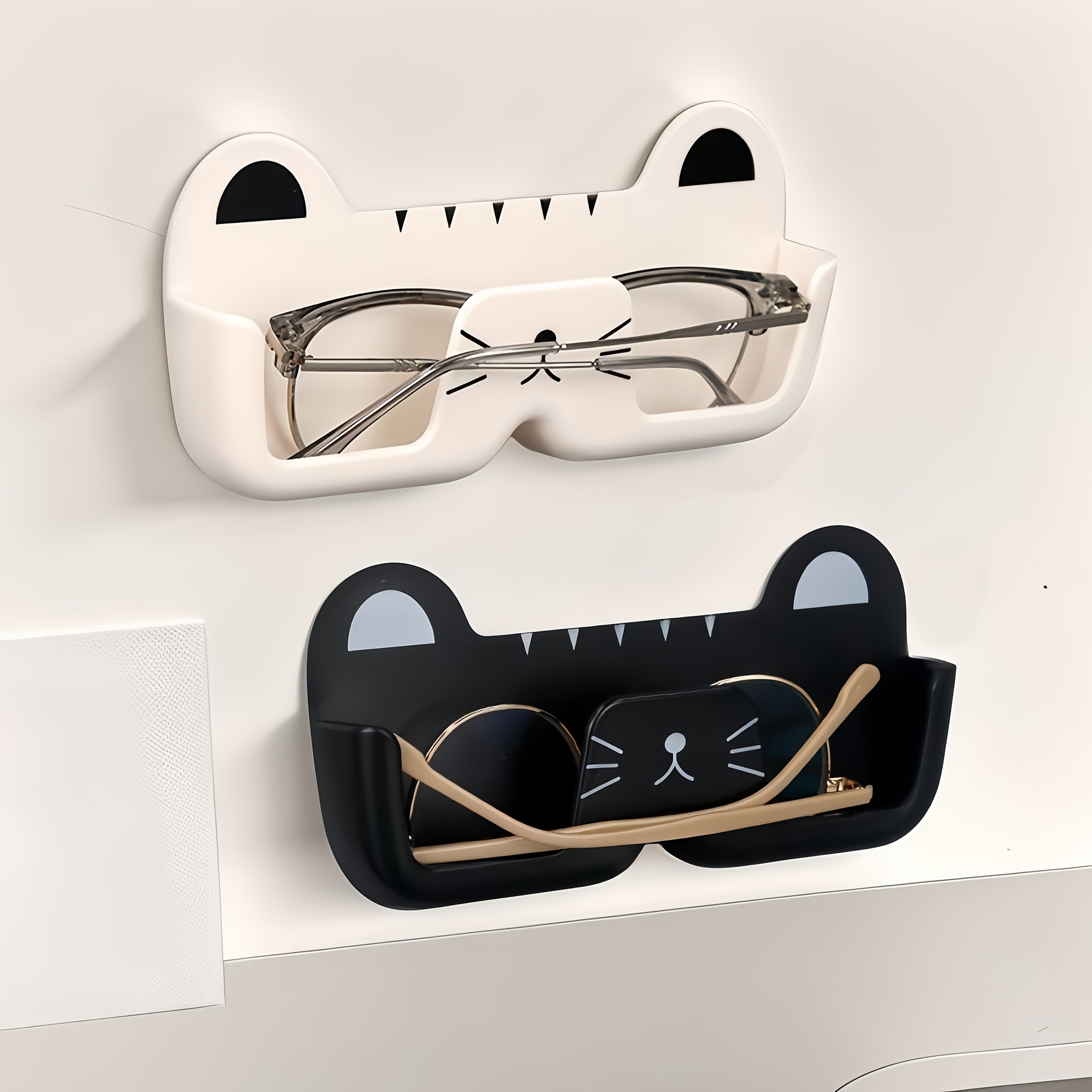 Wall Mounted Eyeglass Holder No Drill Glasses Organizer – view 1