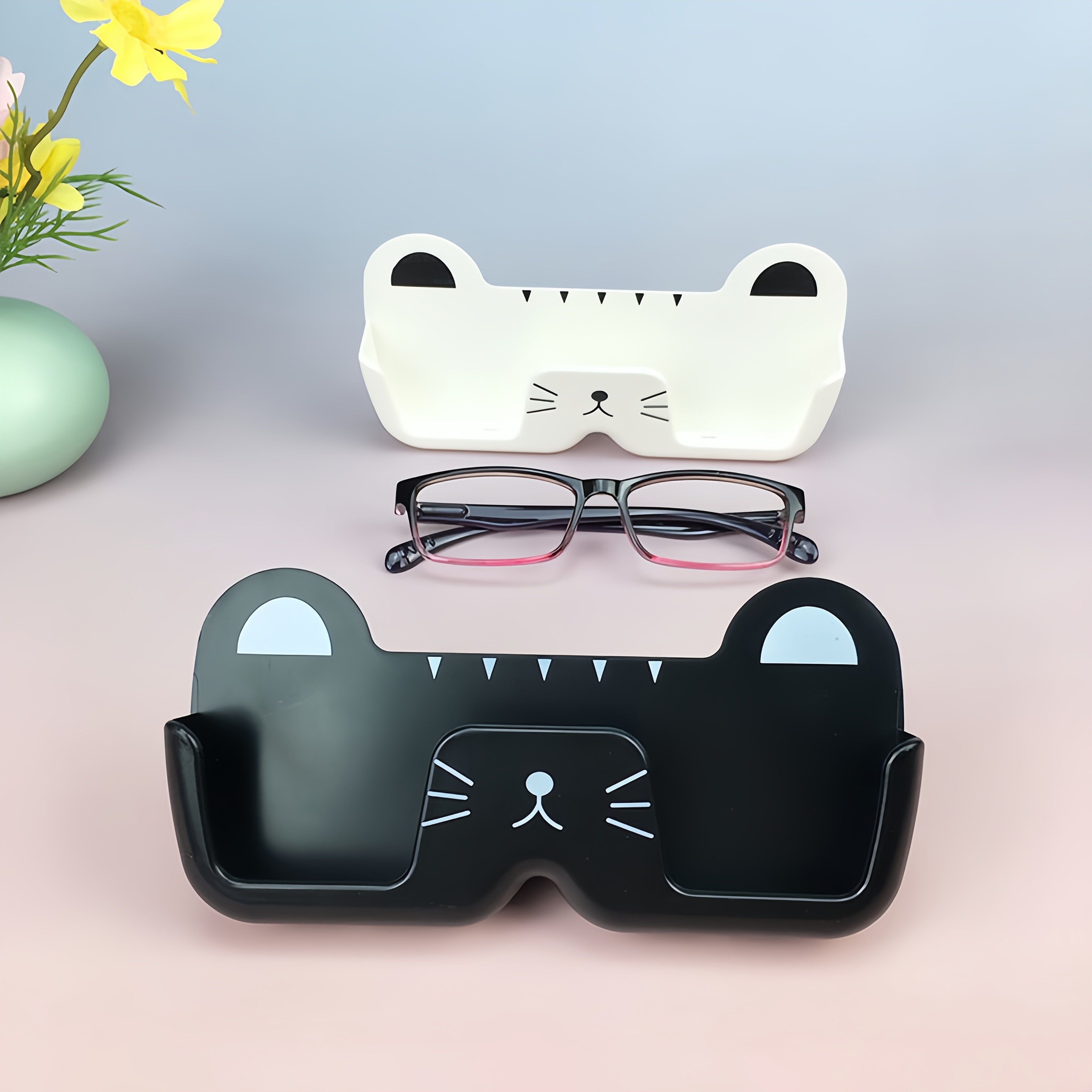 Wall Mounted Eyeglass Holder No Drill Glasses Organizer – view 4