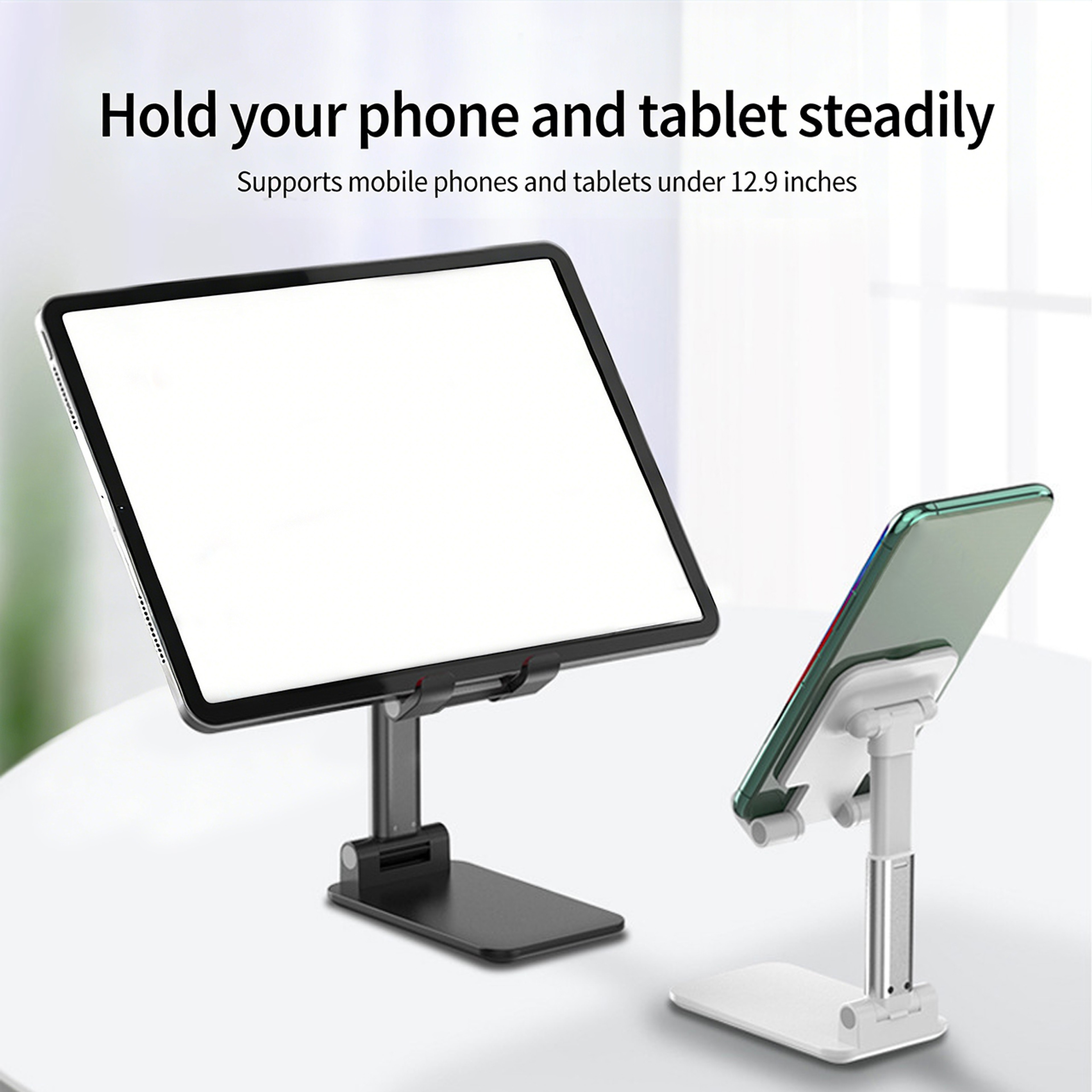 Adjustable Phone Stand for Desk Foldable Tablet Holder – view 5