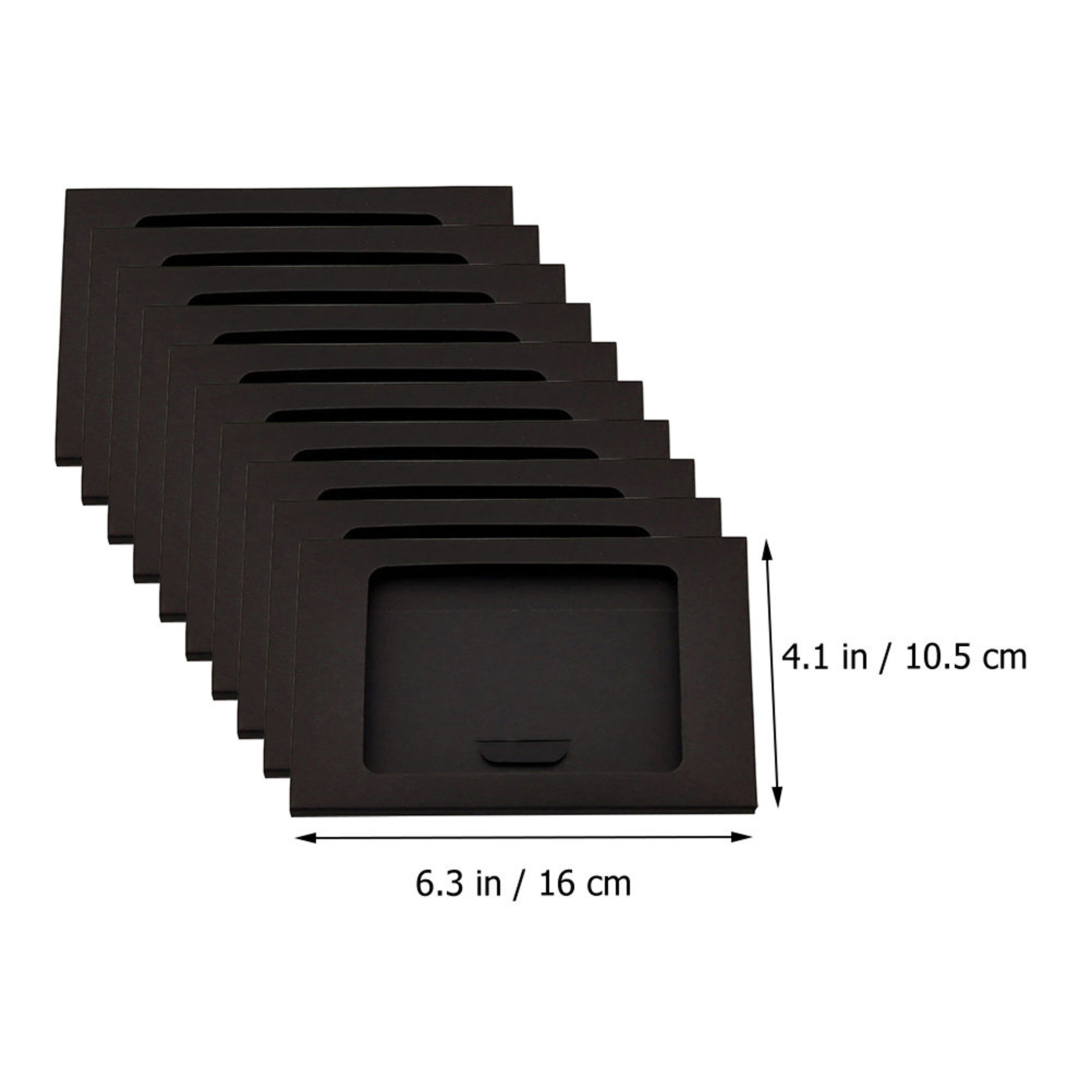 Kraft Paper Window Envelope Boxes for Postcards and Gift Packaging – view 2