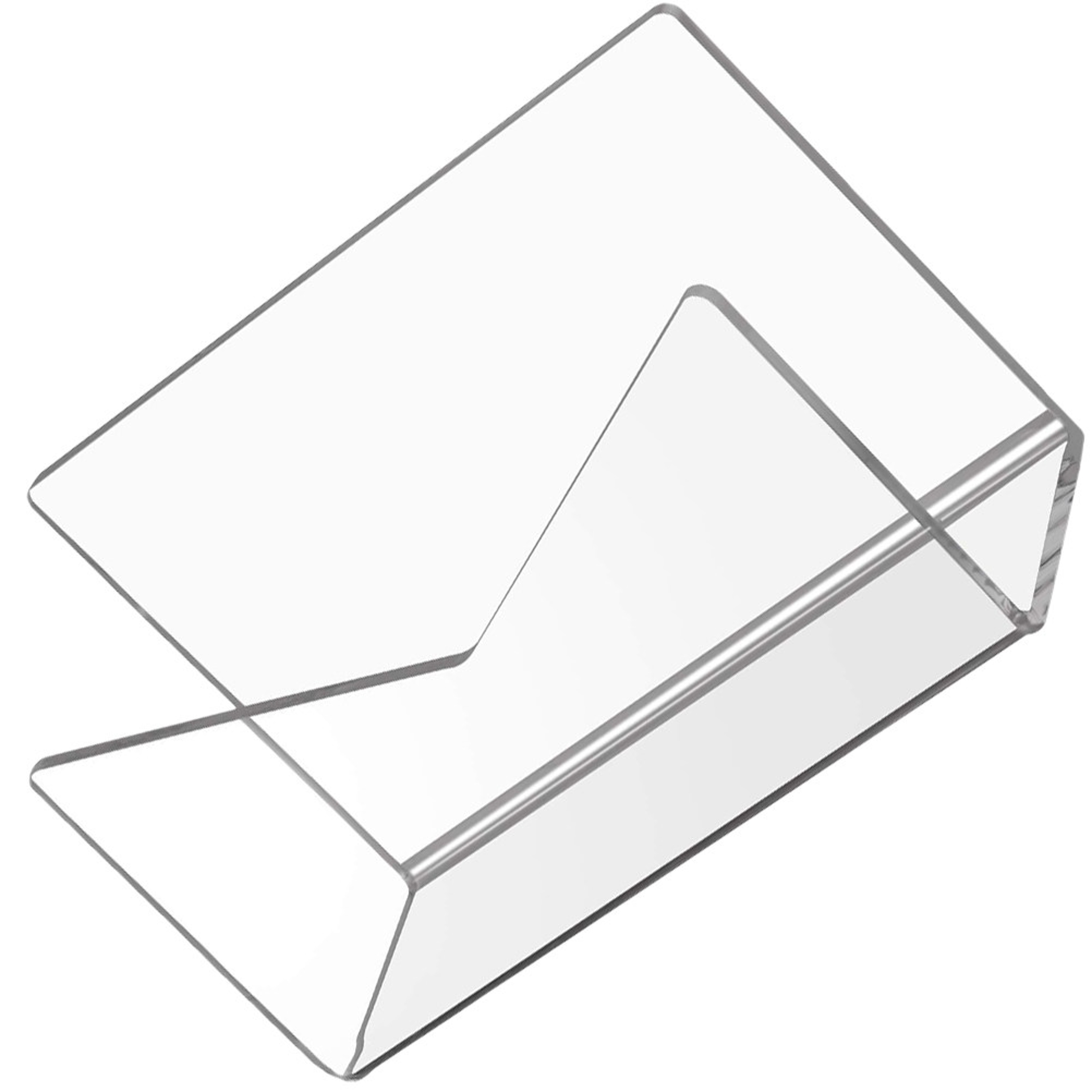 Clear Acrylic Mail Holder And Desktop File Organizer 0