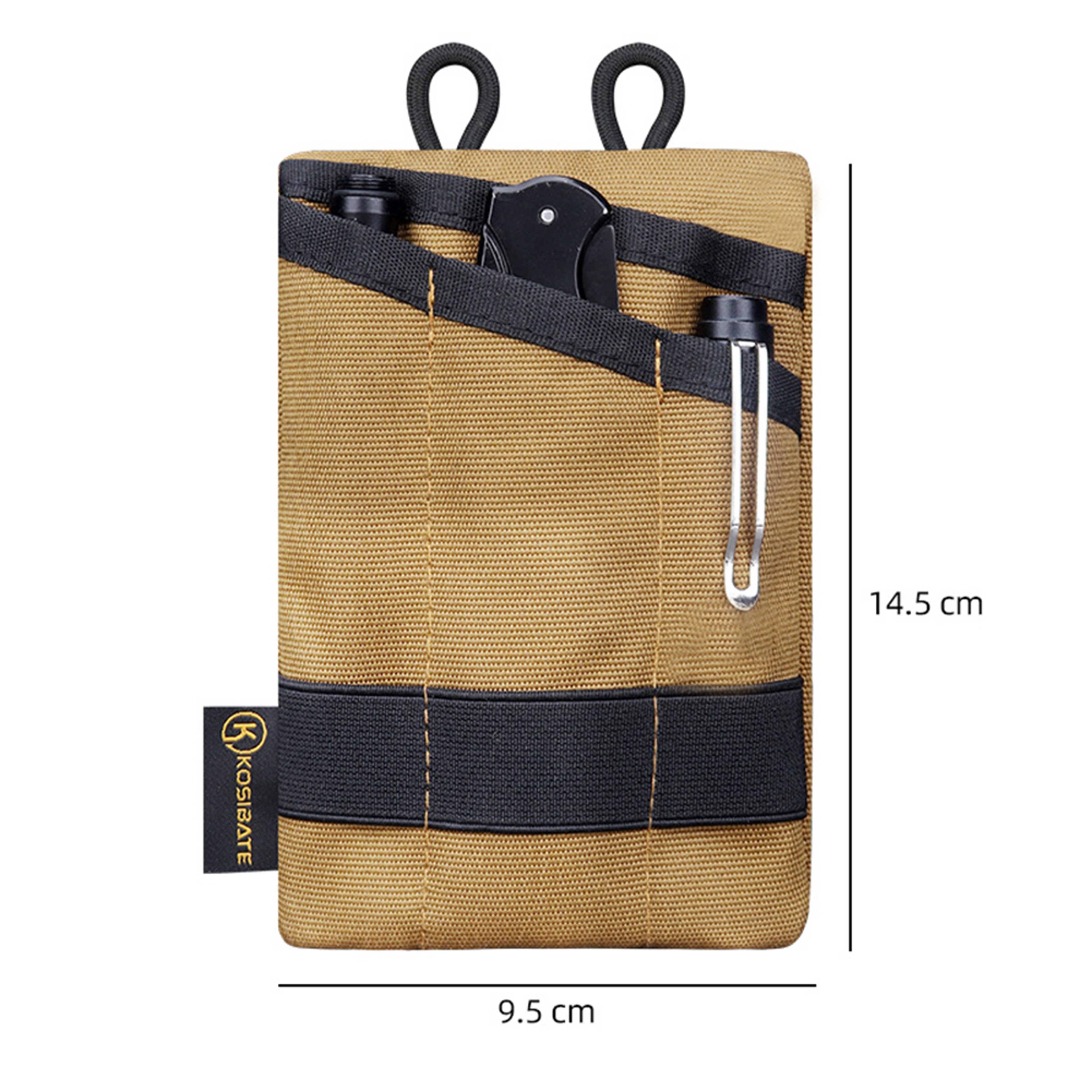 Compact EDC Pocket Organizer Pouch for Tools Keys Cards and Outdoor Gear – view 5