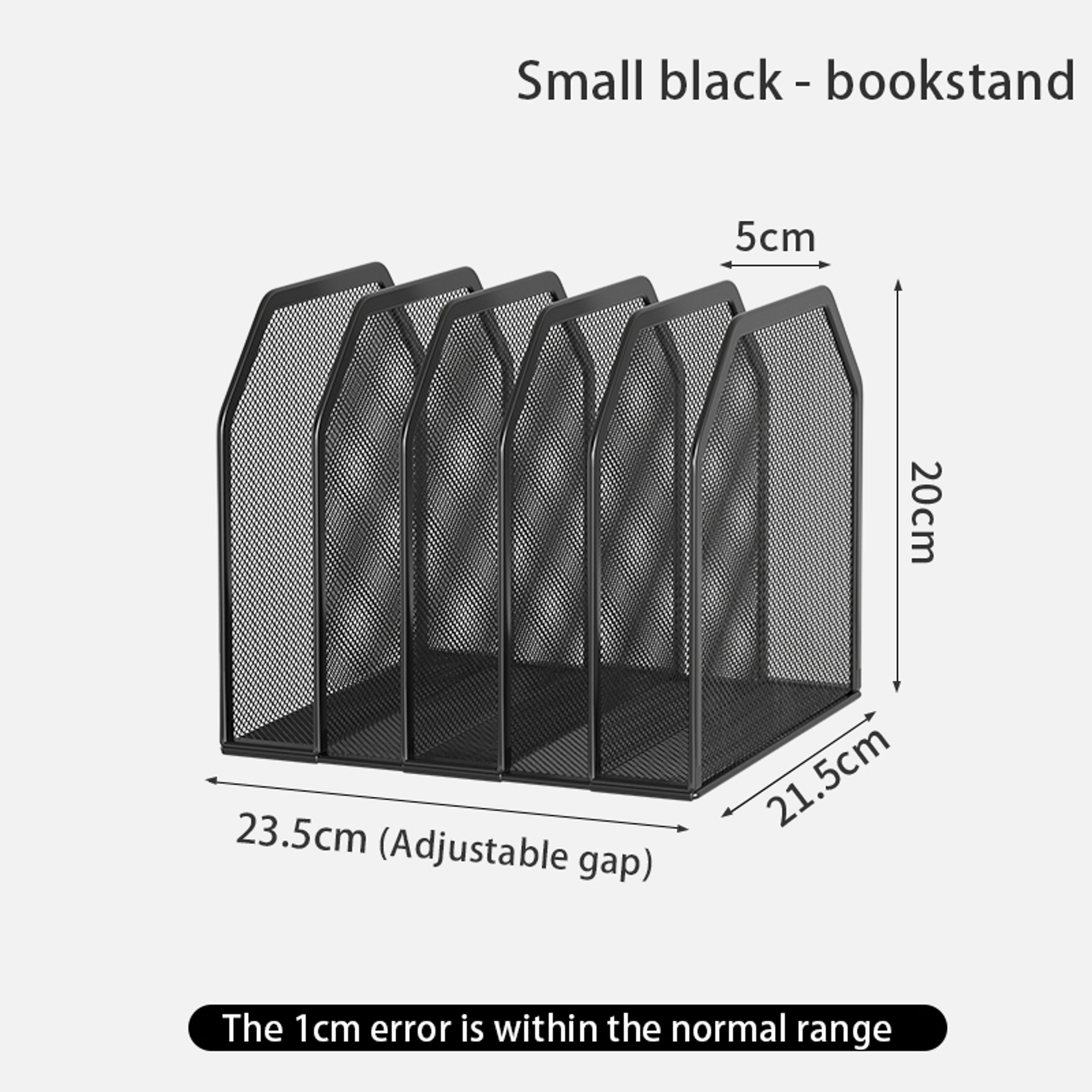 Section Mesh Desk File Organizer and Vertical File Sorter – view 7
