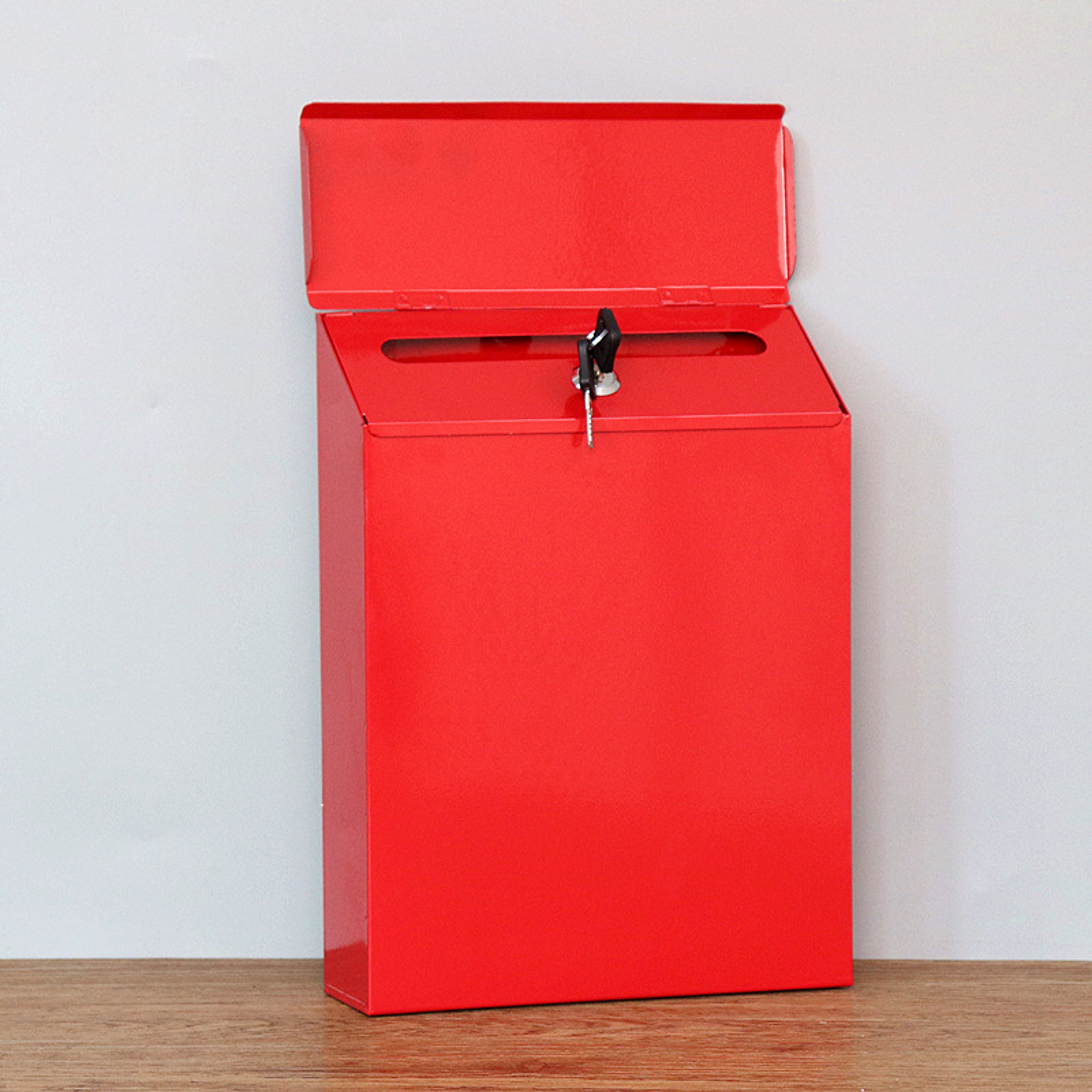 Modern Wall Mounted Mailbox with Newspaper Holder for Porch, Gate and Entryway – view 13