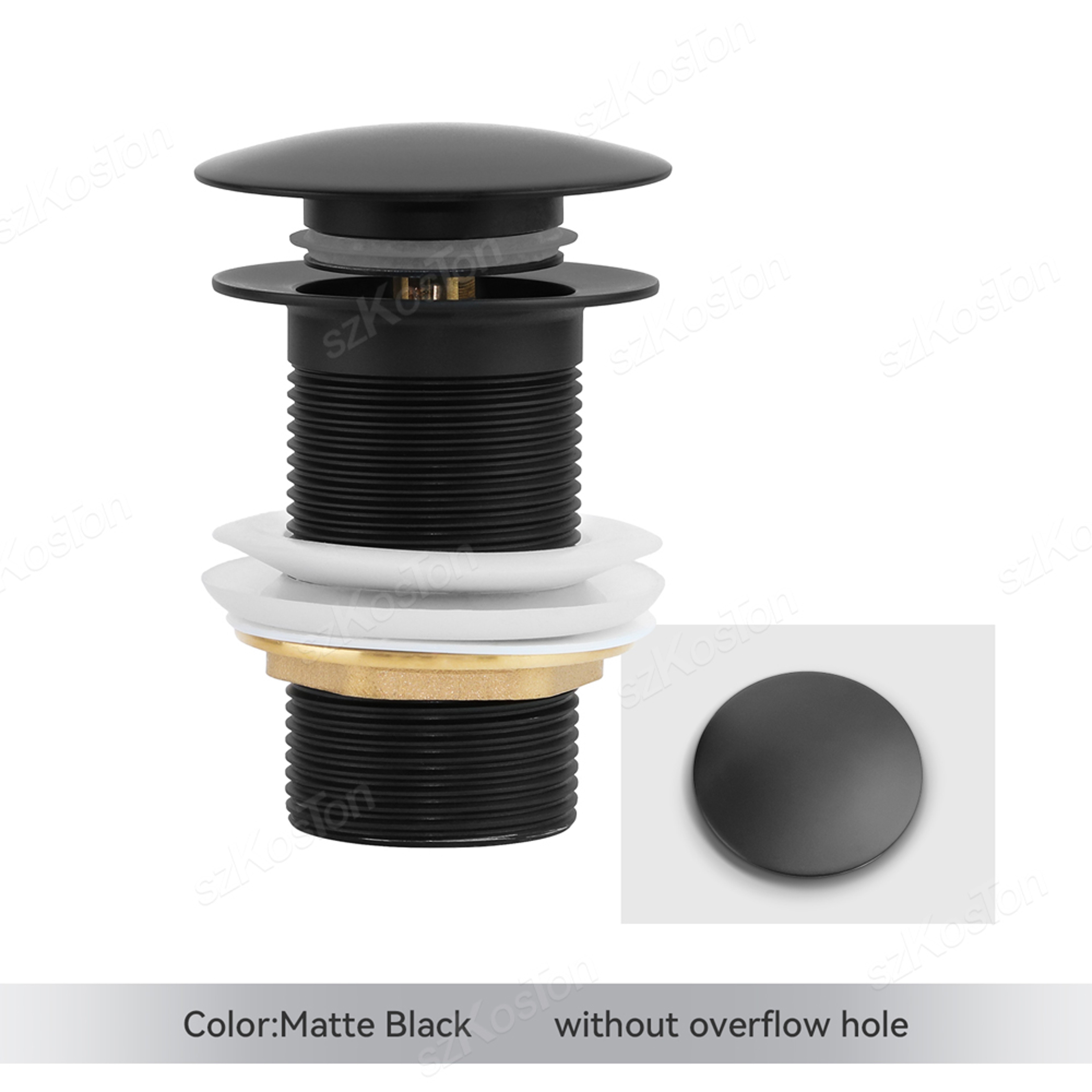 Anti Clog Pop Up Sink Drain Stopper With Brass Filter For Bathroom  Kitchen 6