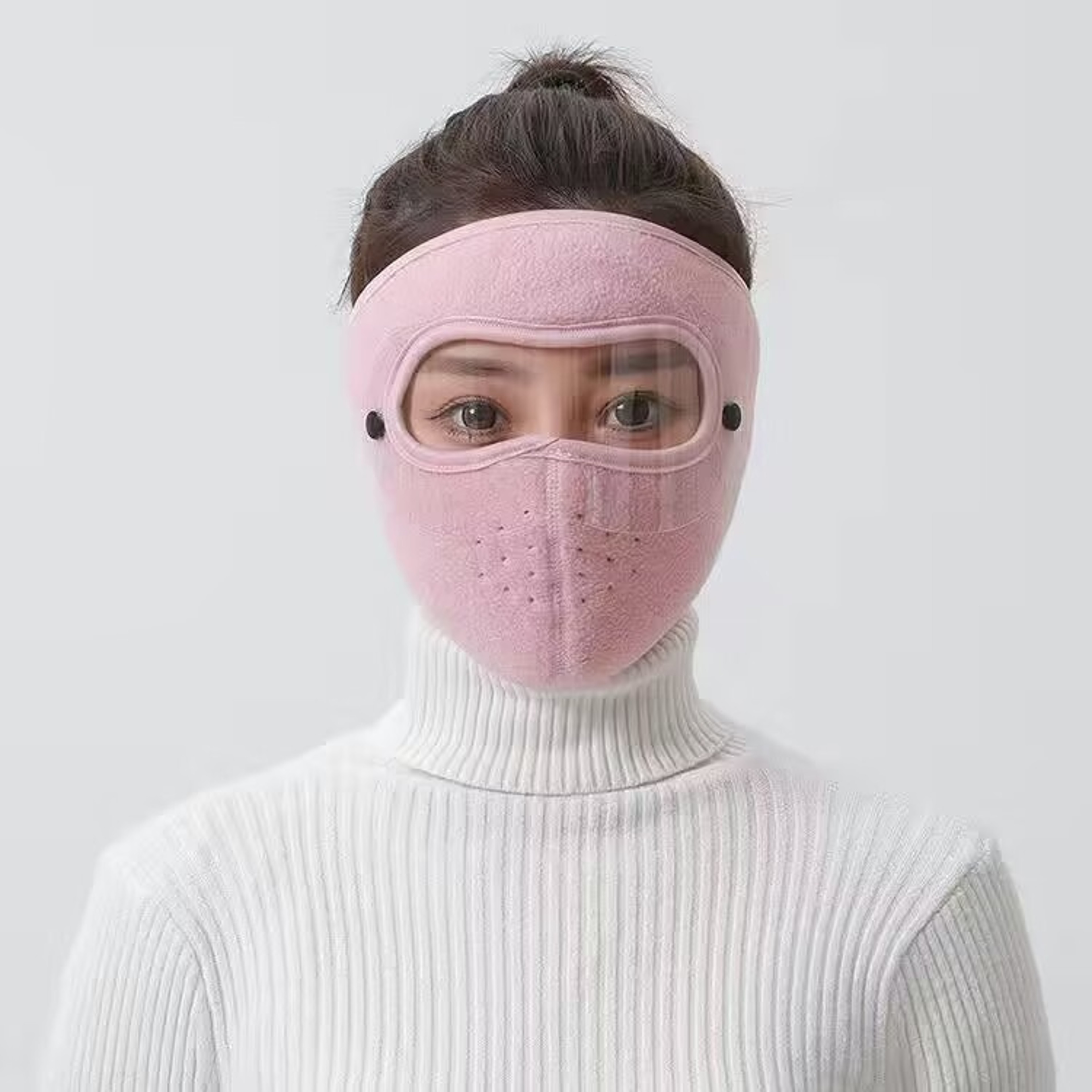 Winter Face Mask With Goggles Windproof Full Face Ski And Cycling Mask 6