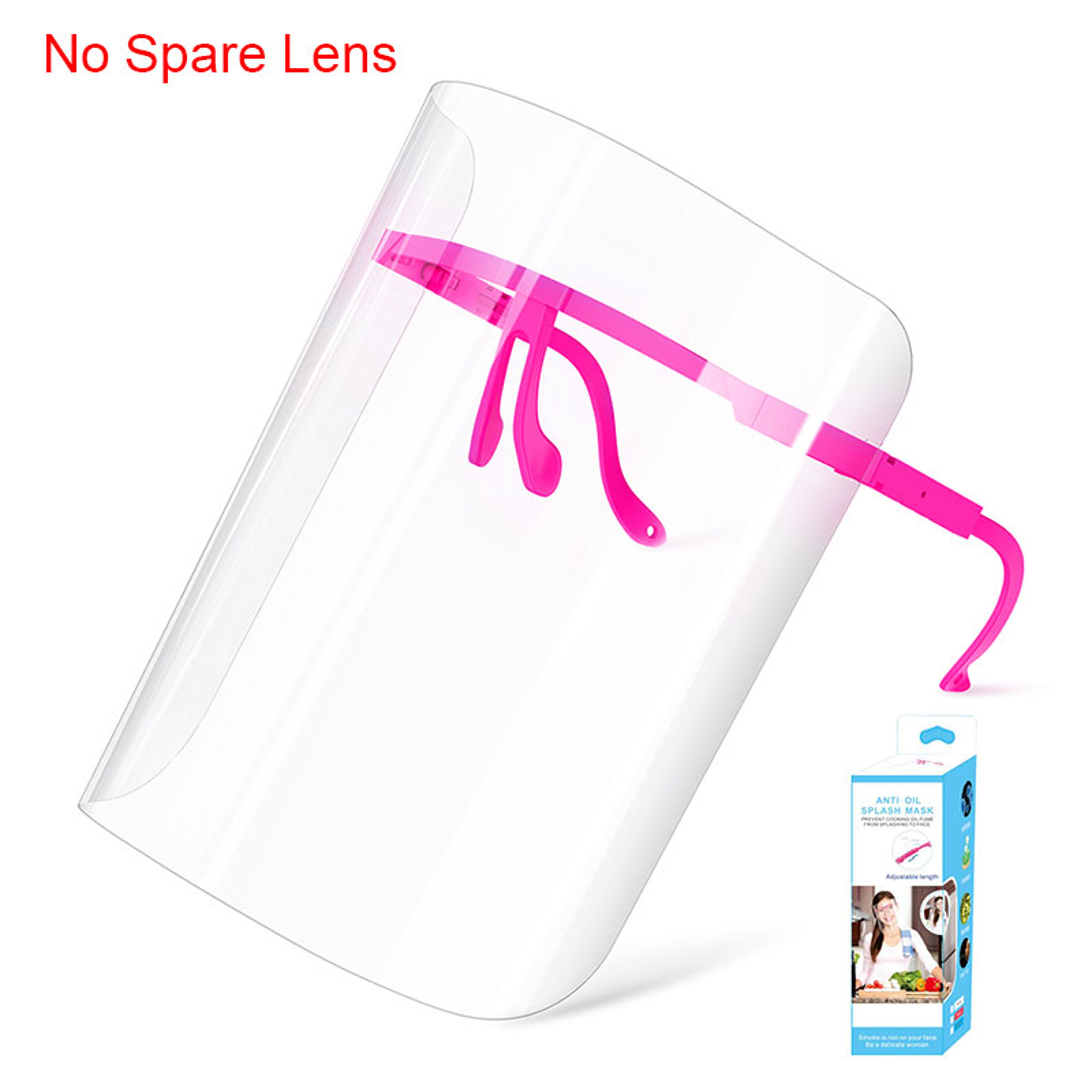 Transparent Cooking Face Shield Anti Oil Splash Kitchen Mask 6