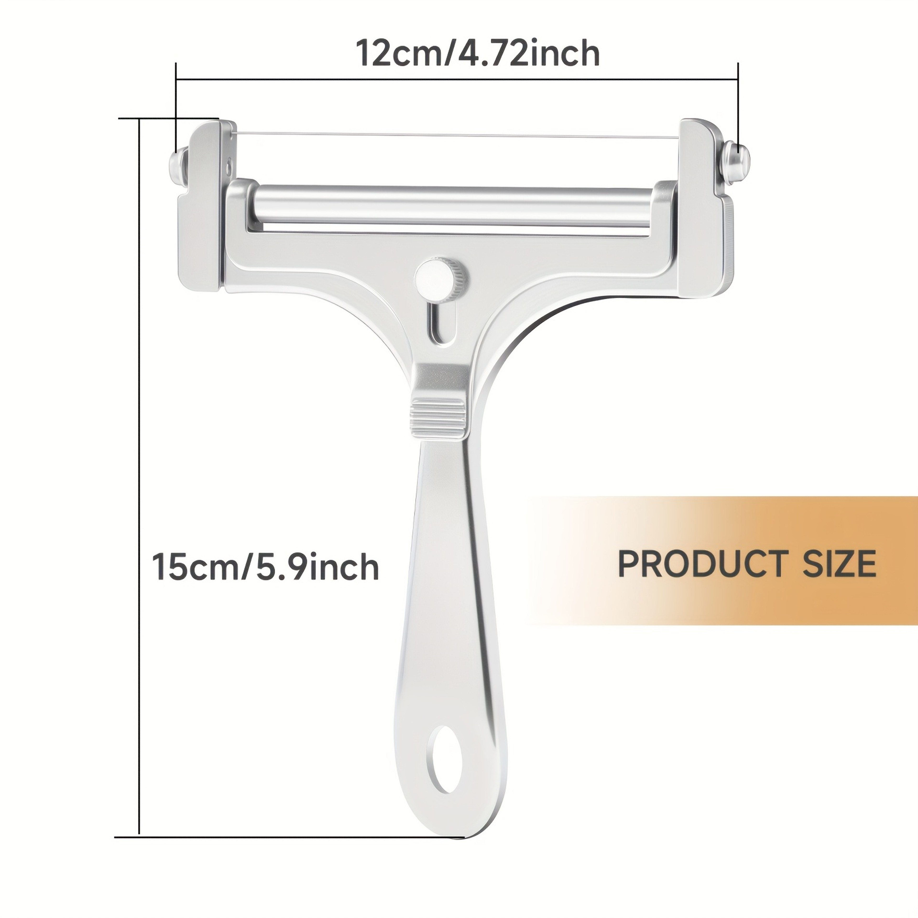 Adjustable Wire Cheese Slicer For Precise Thin And Thick Slices 3