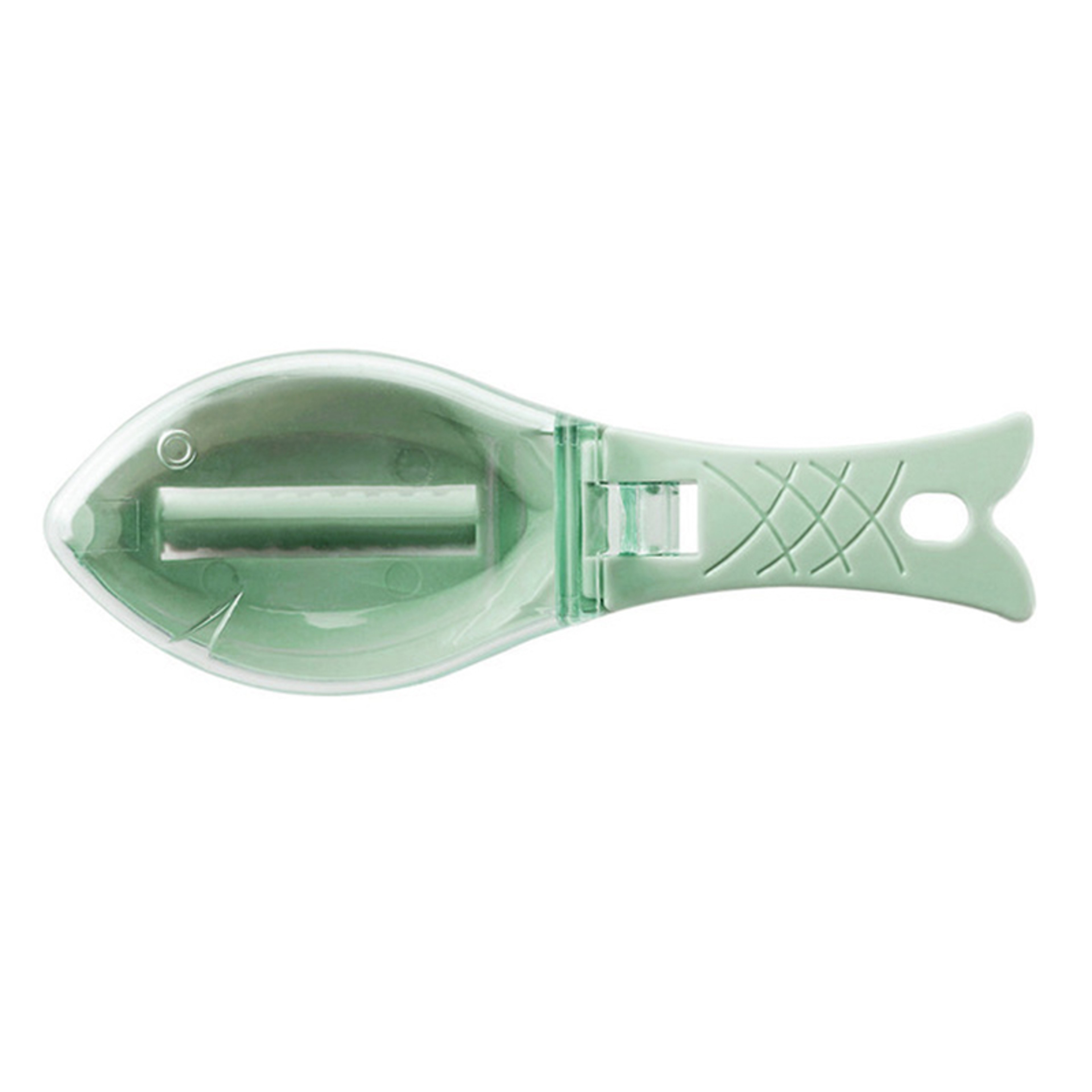 Fish Scale Scraper with Cover Easy Fish Scaler and Seafood Cleaning Tool – view 8
