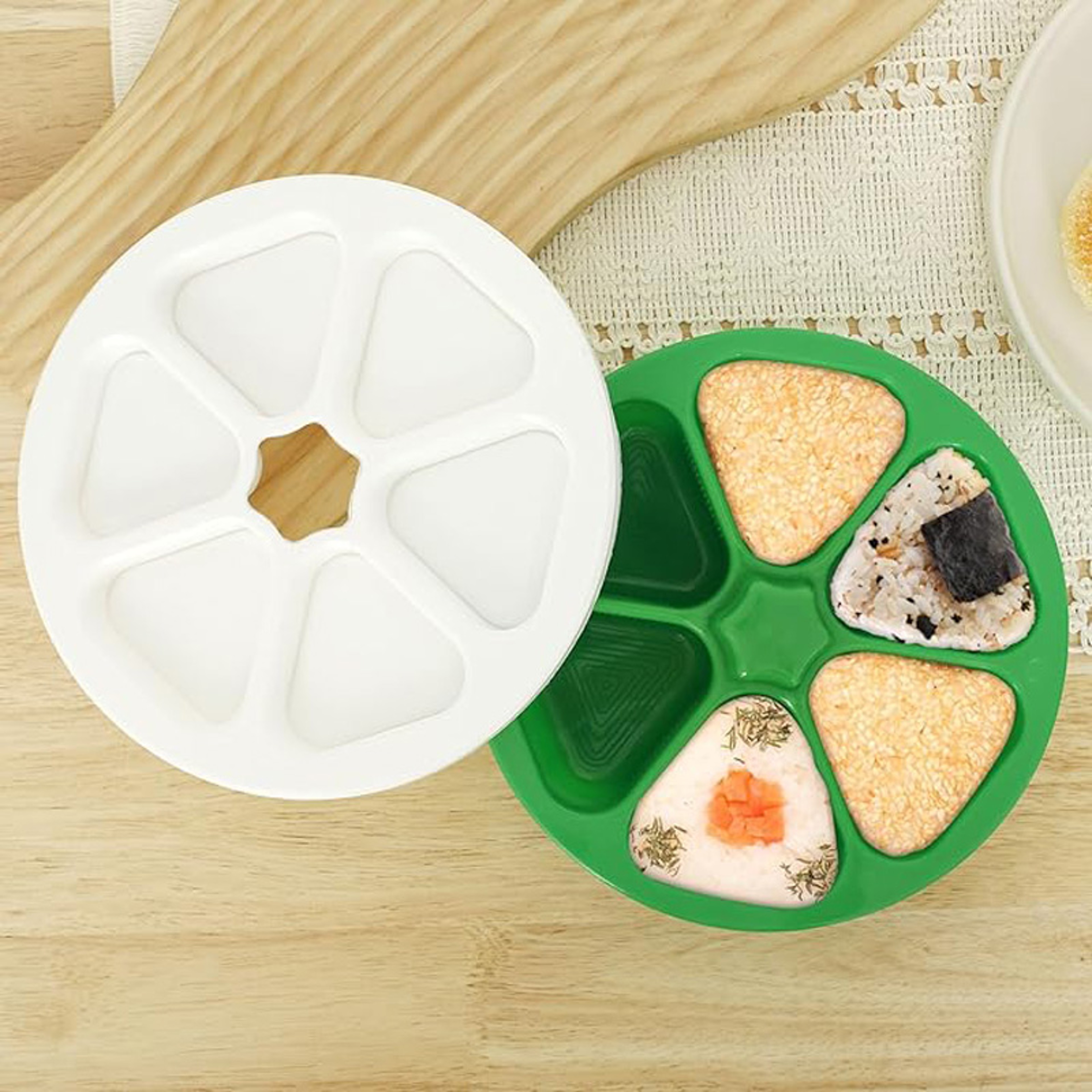 Onigiri Mold Triangle Rice Ball Maker and Sushi Press Bento Box – view 2