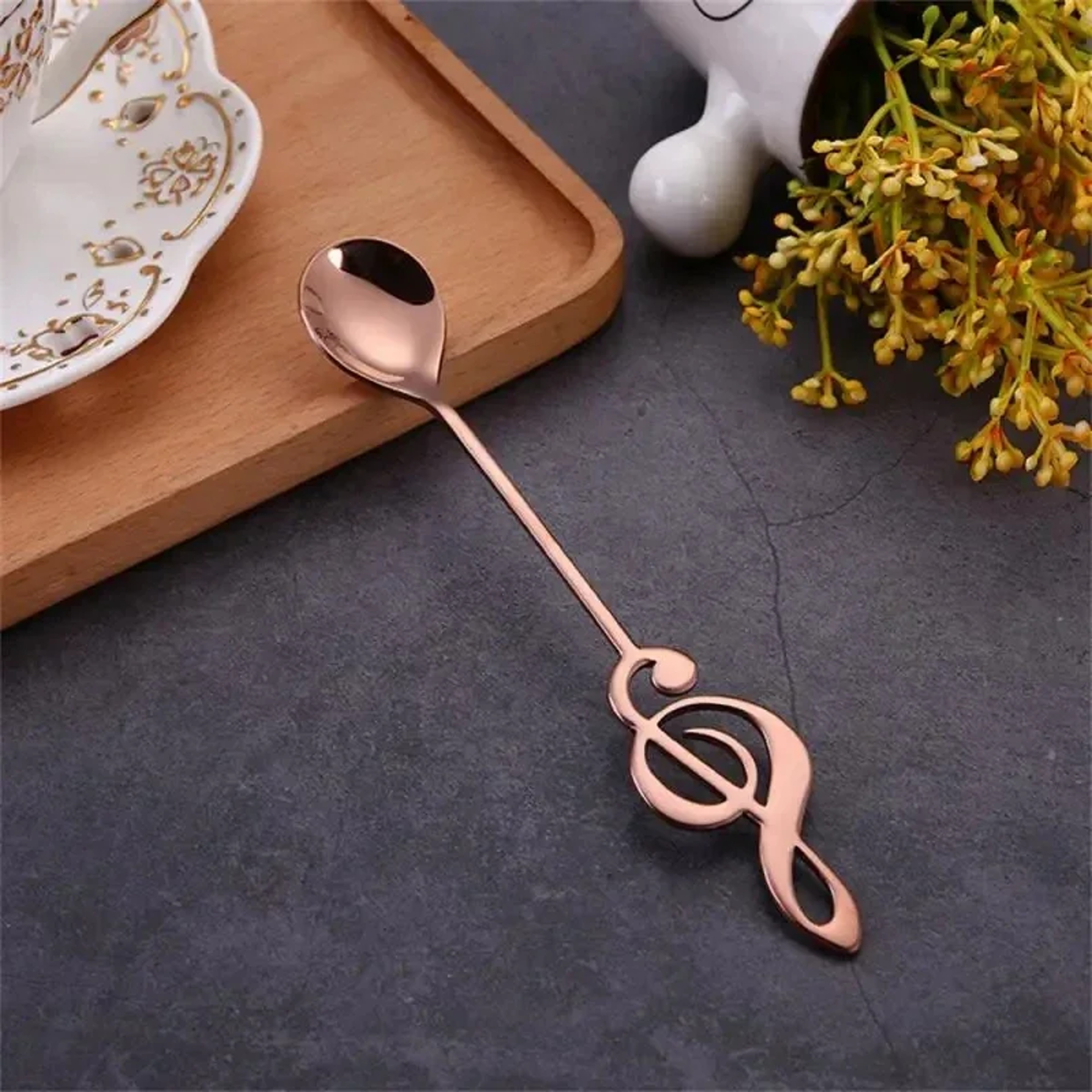 Musical Note Coffee Spoon Stainless Steel Dessert and Tea Stirring Spoon – view 12
