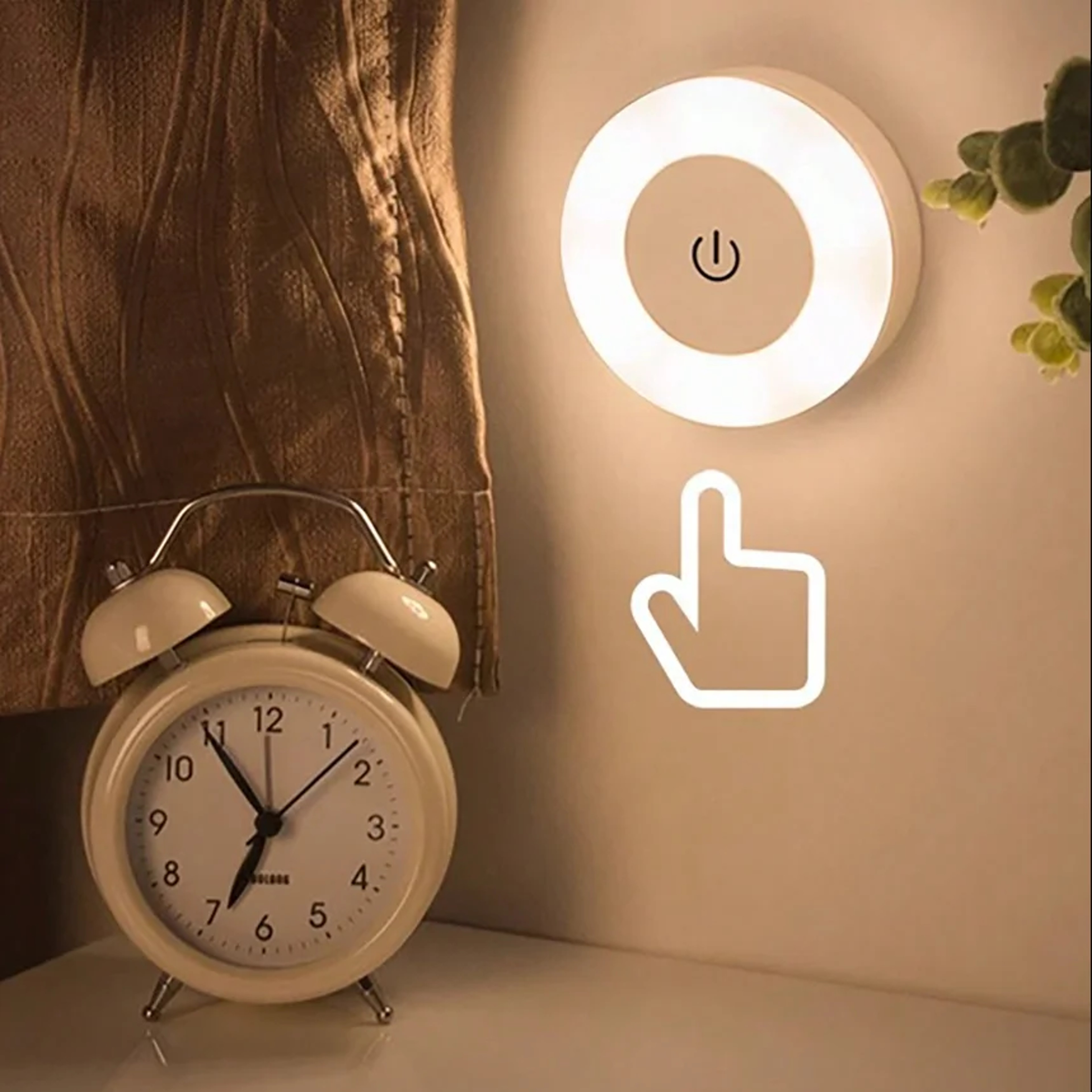 Rechargeable LED Wall Light USB Touch Bedside Night Lamp 1