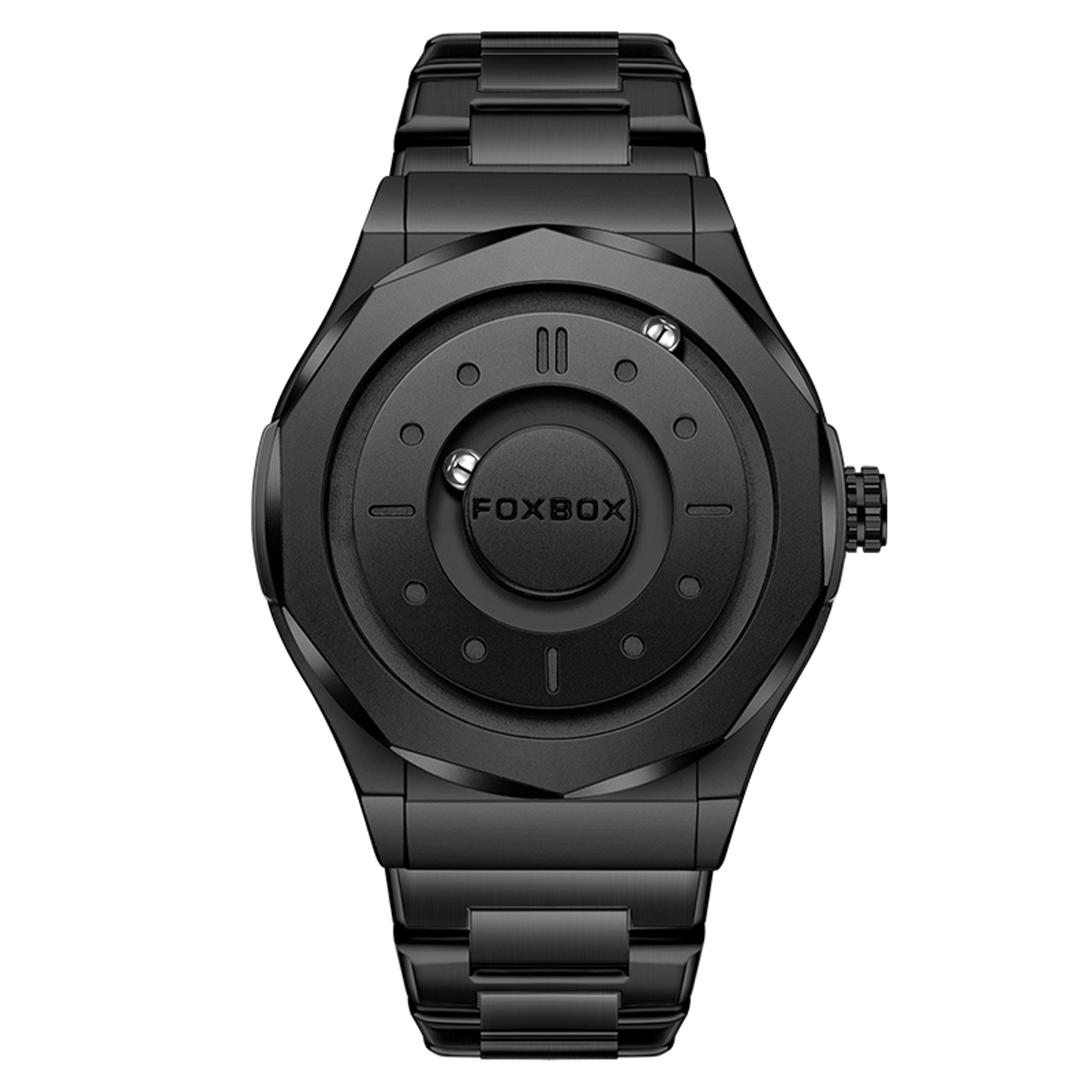 Magnetic Scrolling Pointer Waterproof Quartz Watch For Men 9