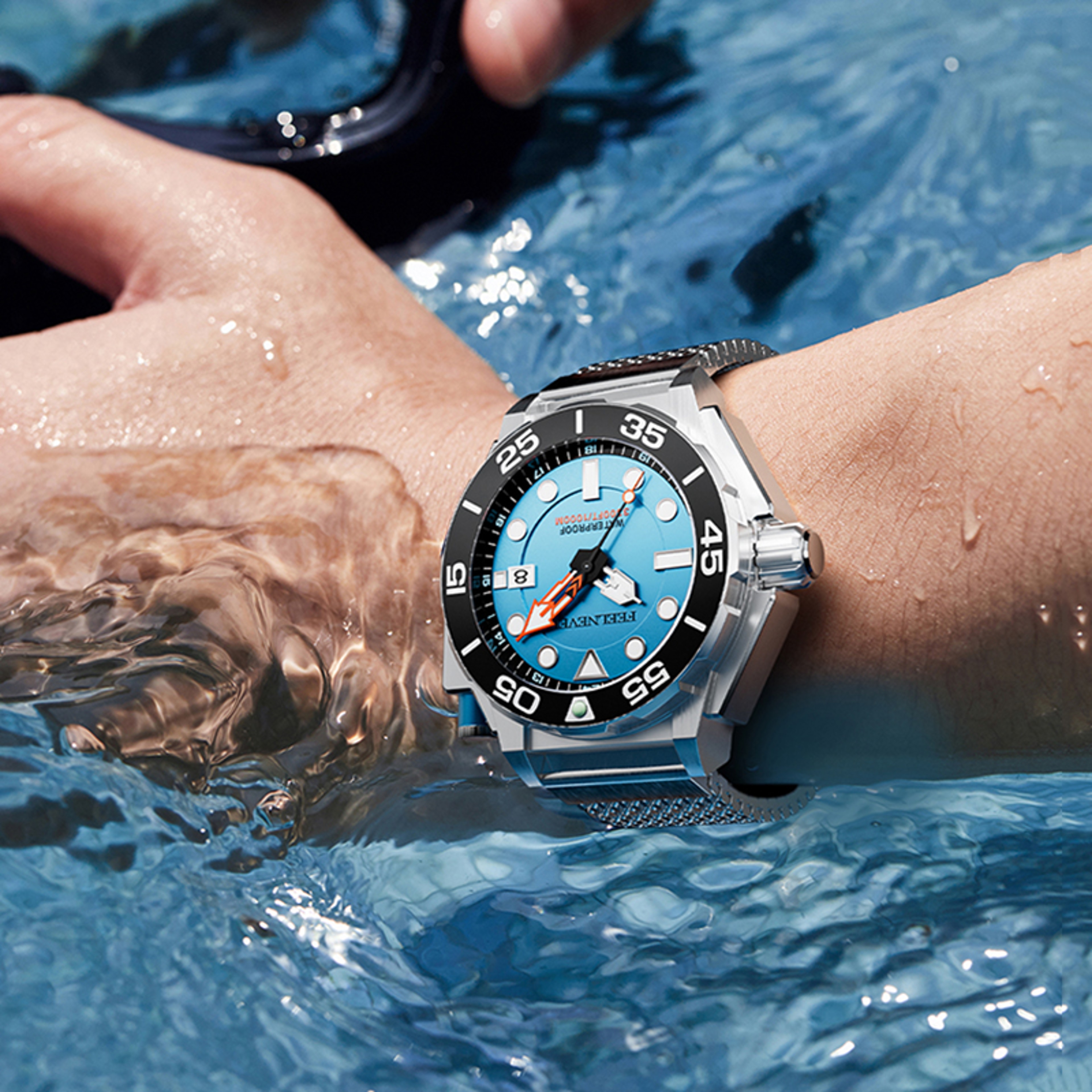 FeelNever Luxury Automatic Mechanical Watch for Men Waterproof Business Wristwatch – view 2