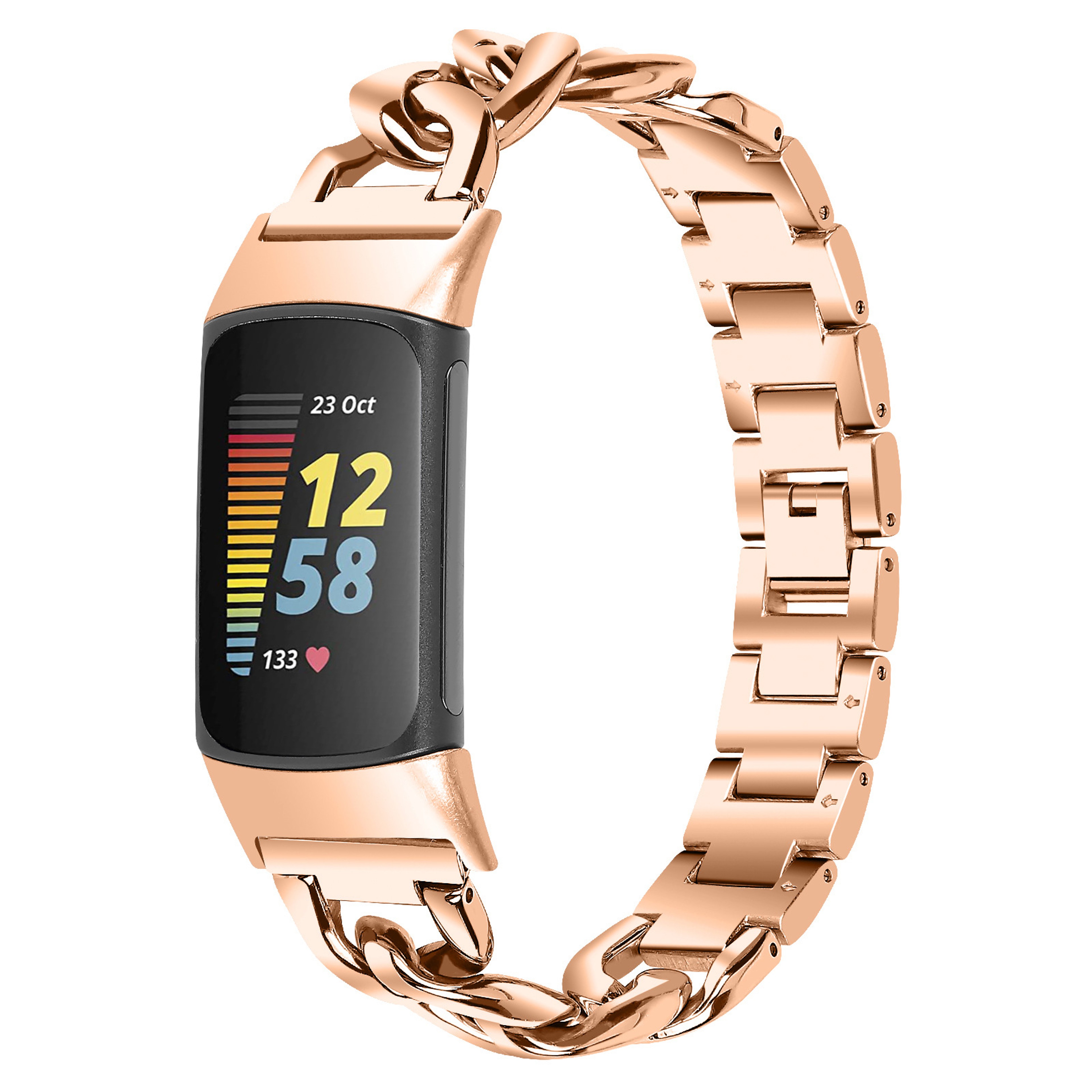 Fitbit Charge  and Charge Metal Strap Adjustable Stainless Steel Replacement Band – view 8