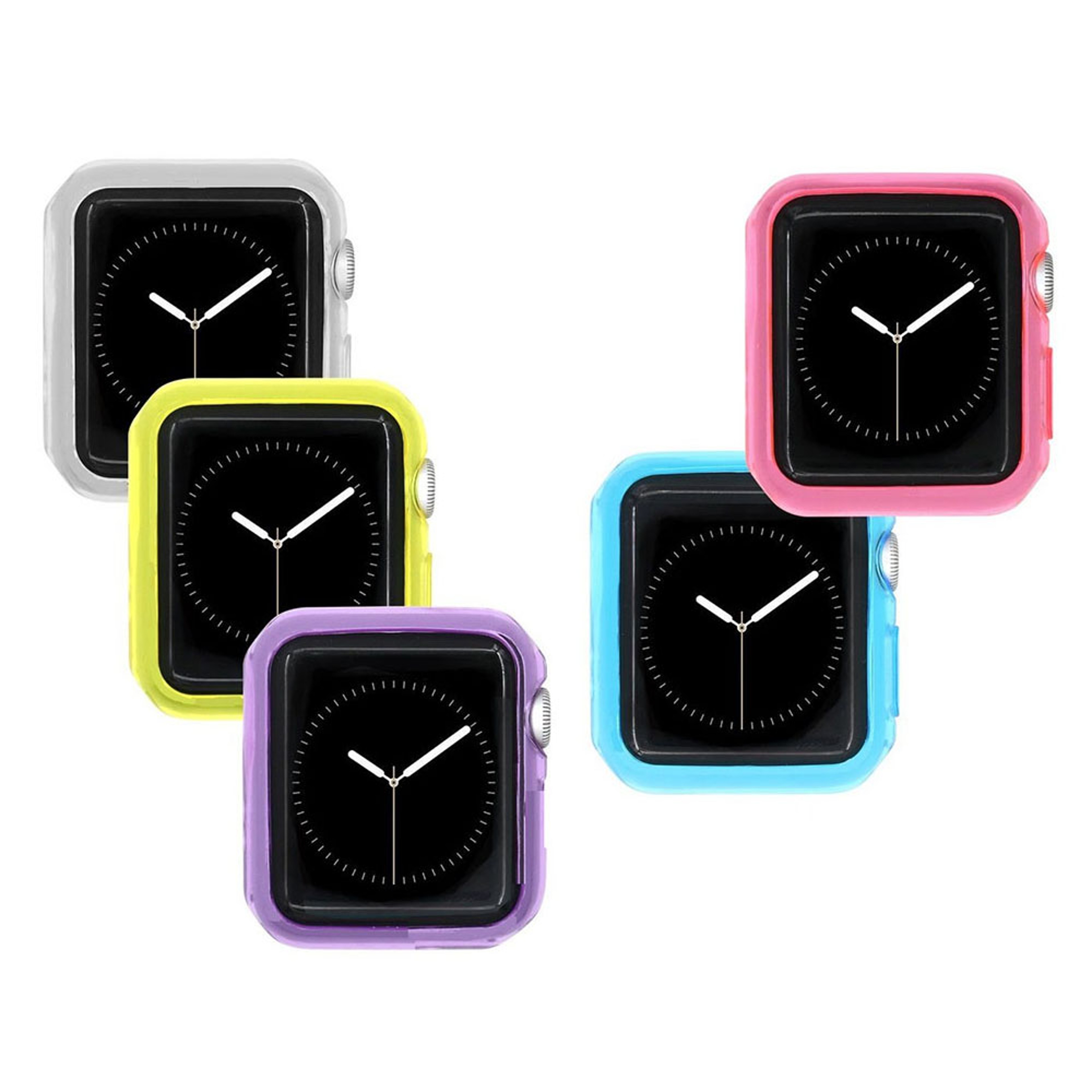 Glow In The Dark TPU Apple Watch Case Protective Bumper 3