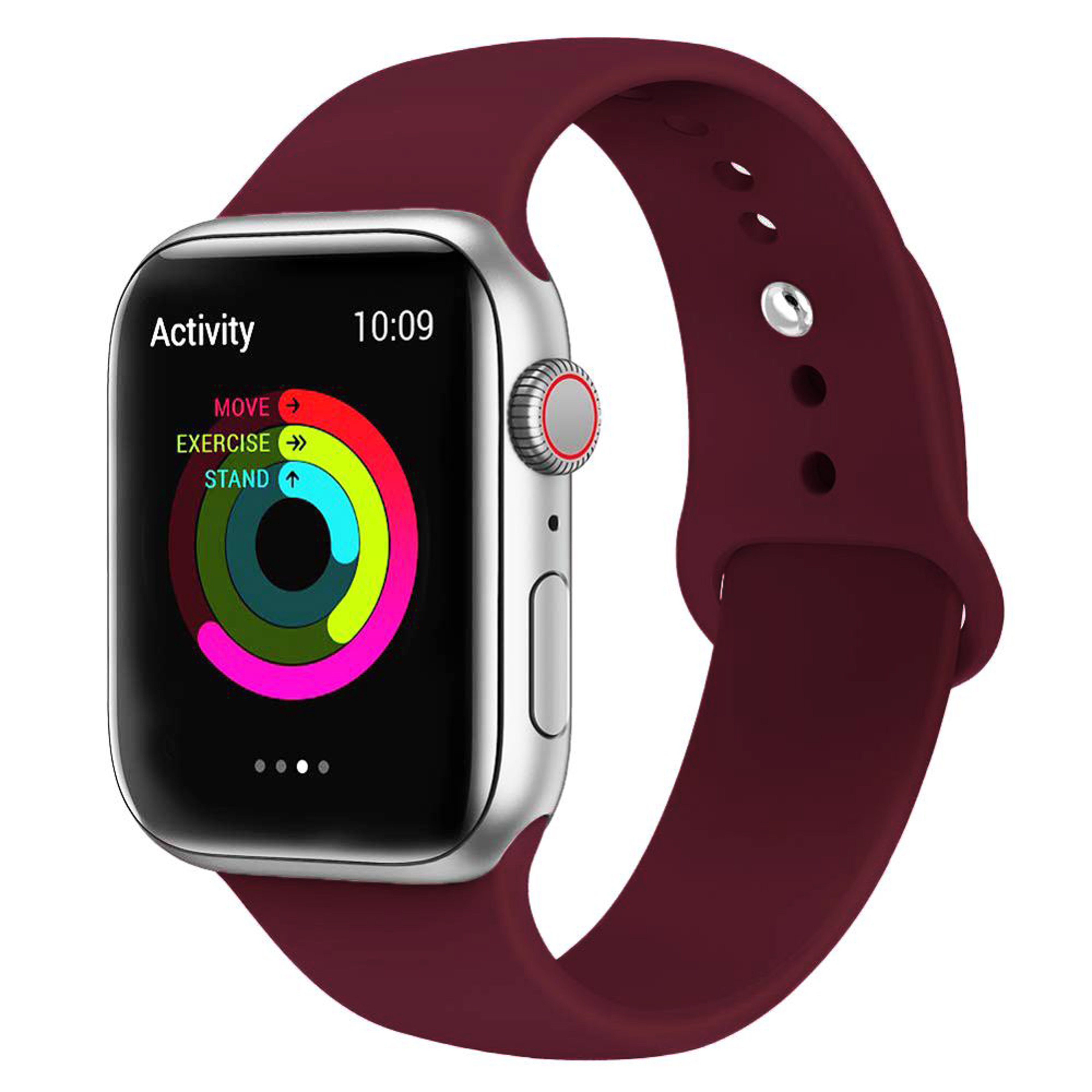 Silicone Sport Strap for Apple Watch Comfortable Replacement Wristband – view 8