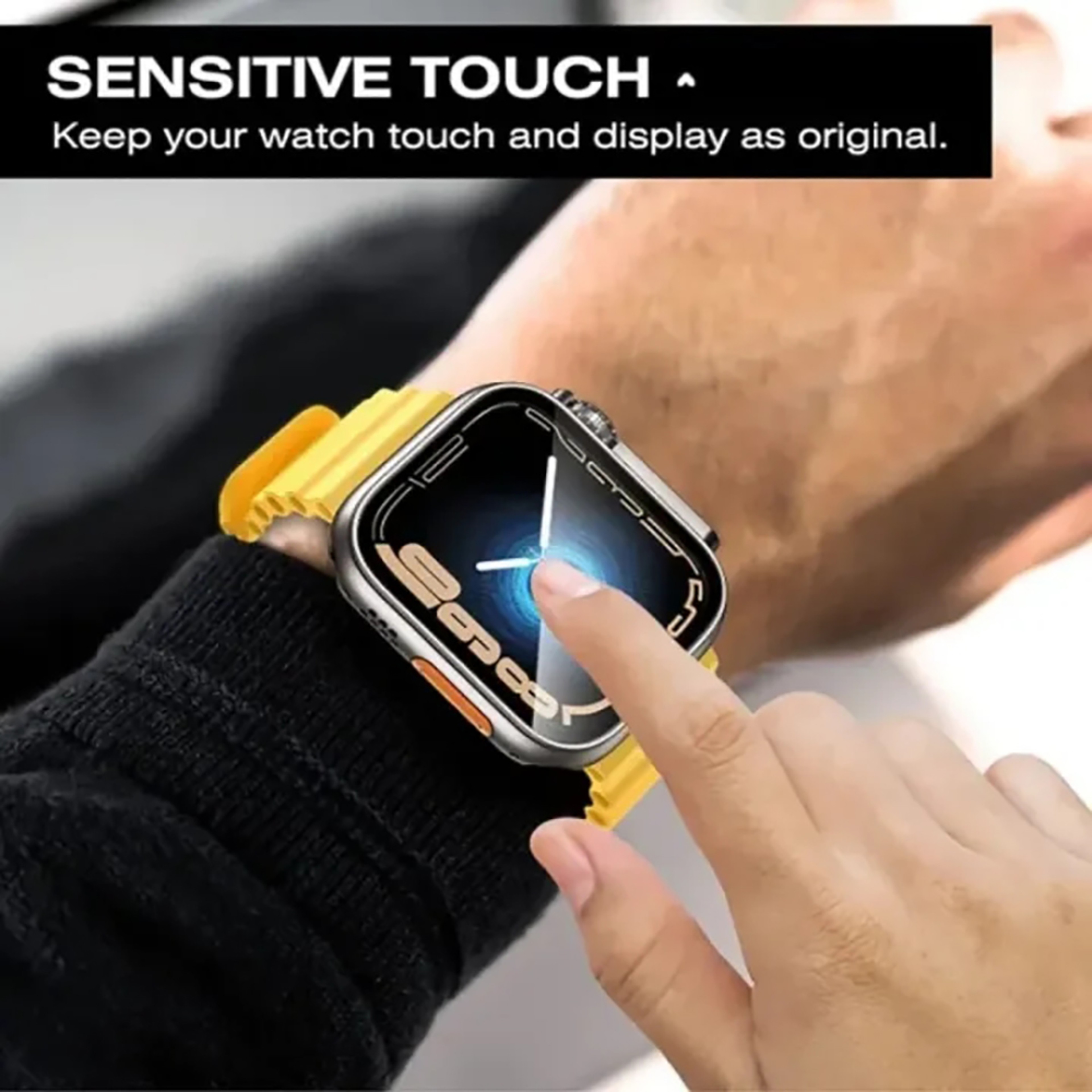 Apple Watch Screen Protector Case with Hard PC Bumper and Ultra Style Upgrade – view 5