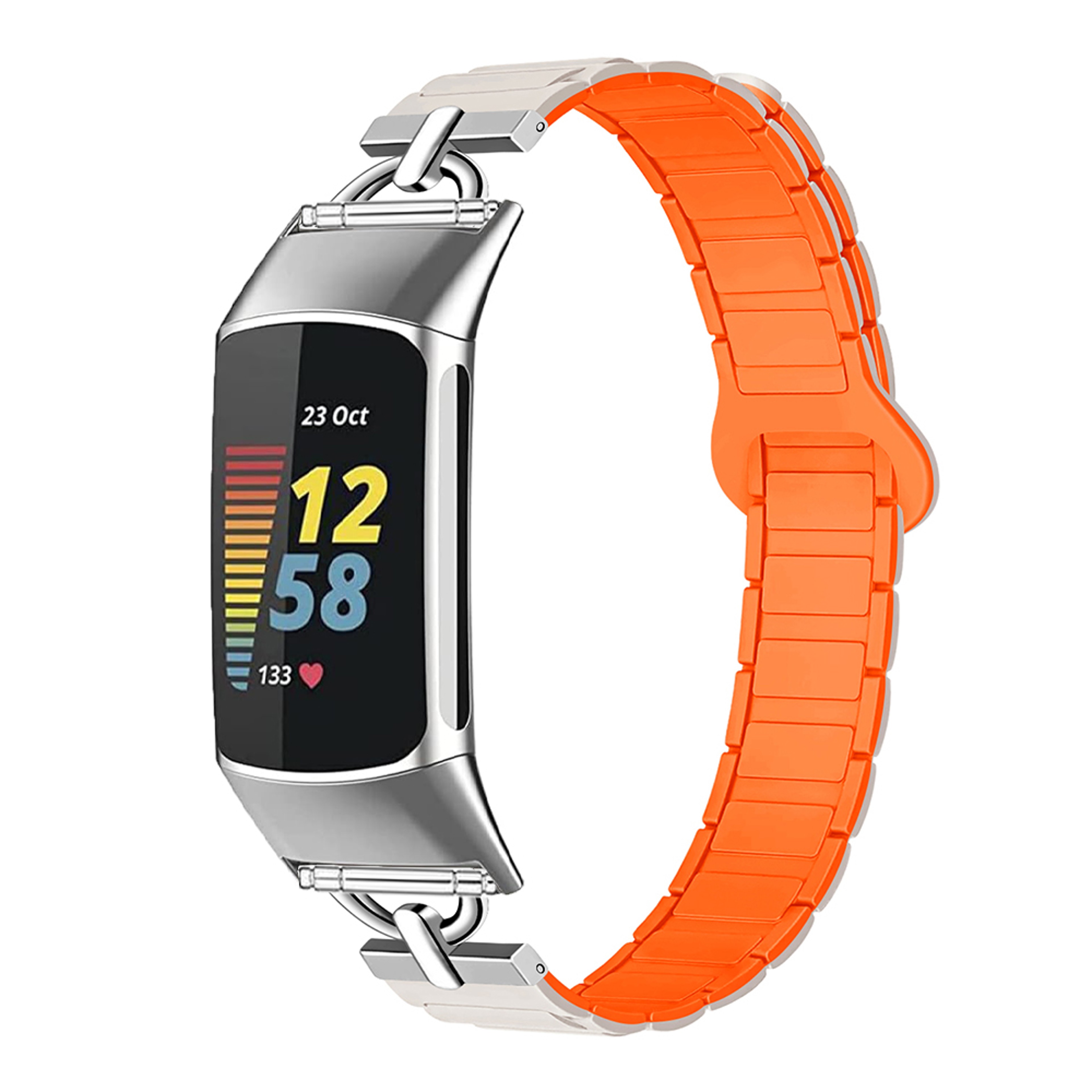 Fitbit Charge and Charge Magnetic Silicone Band Comfortable Adjustable Replacement Strap – view 12