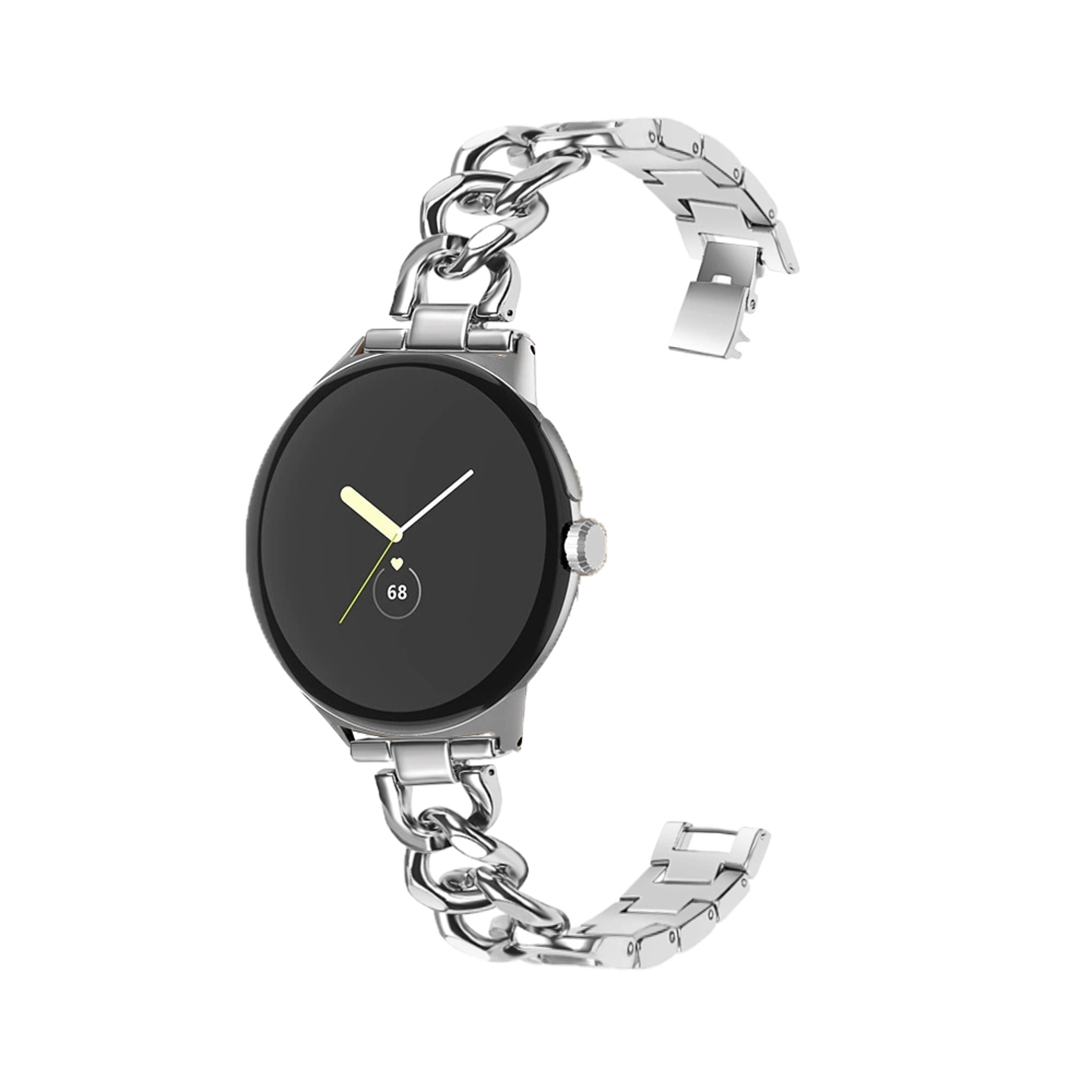 Google Pixel Watch Milanese Strap Stainless Steel Magnetic Replacement Band – view 2