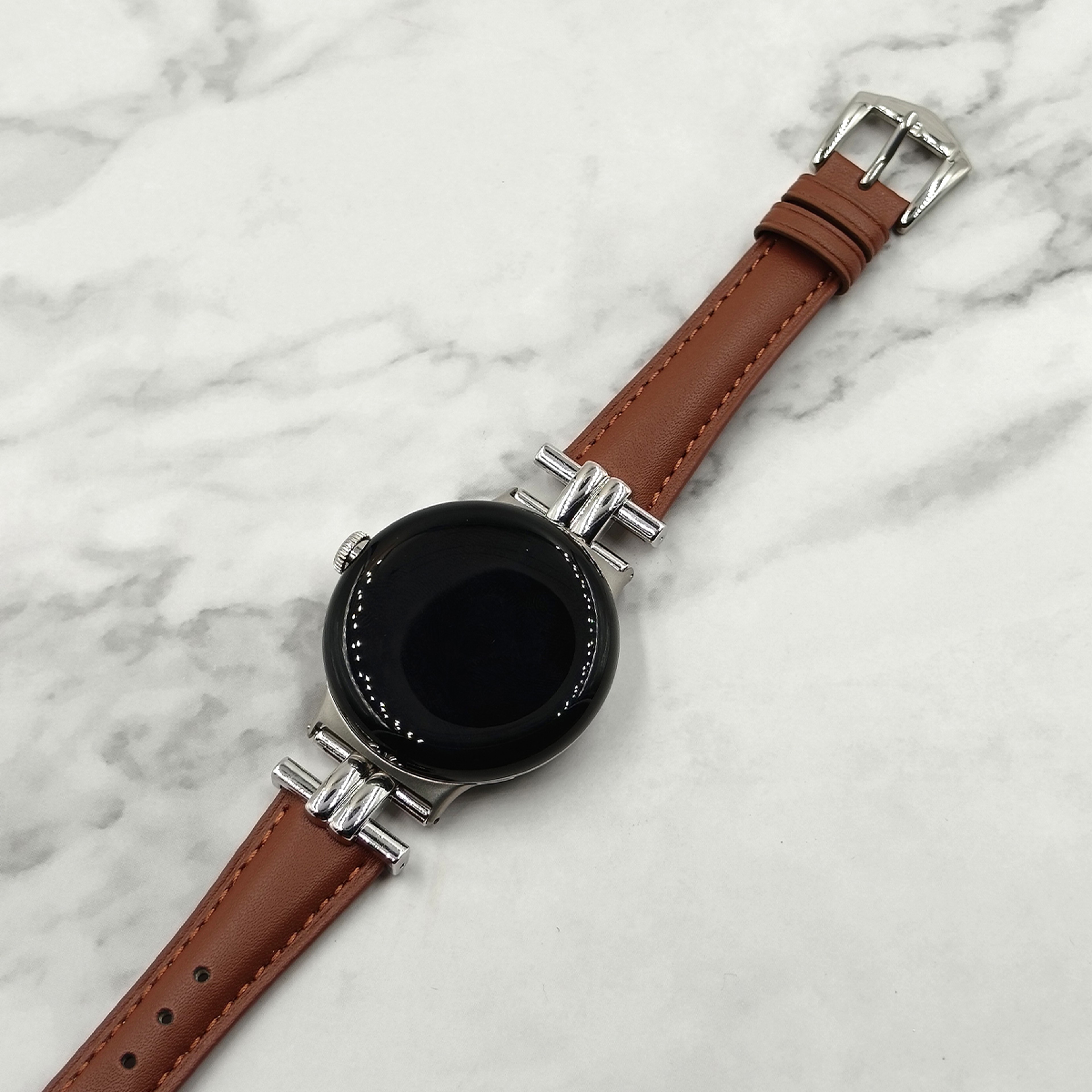 Premium Leather Google Pixel Watch Band Replacement Strap for Pixel Watch – view 4