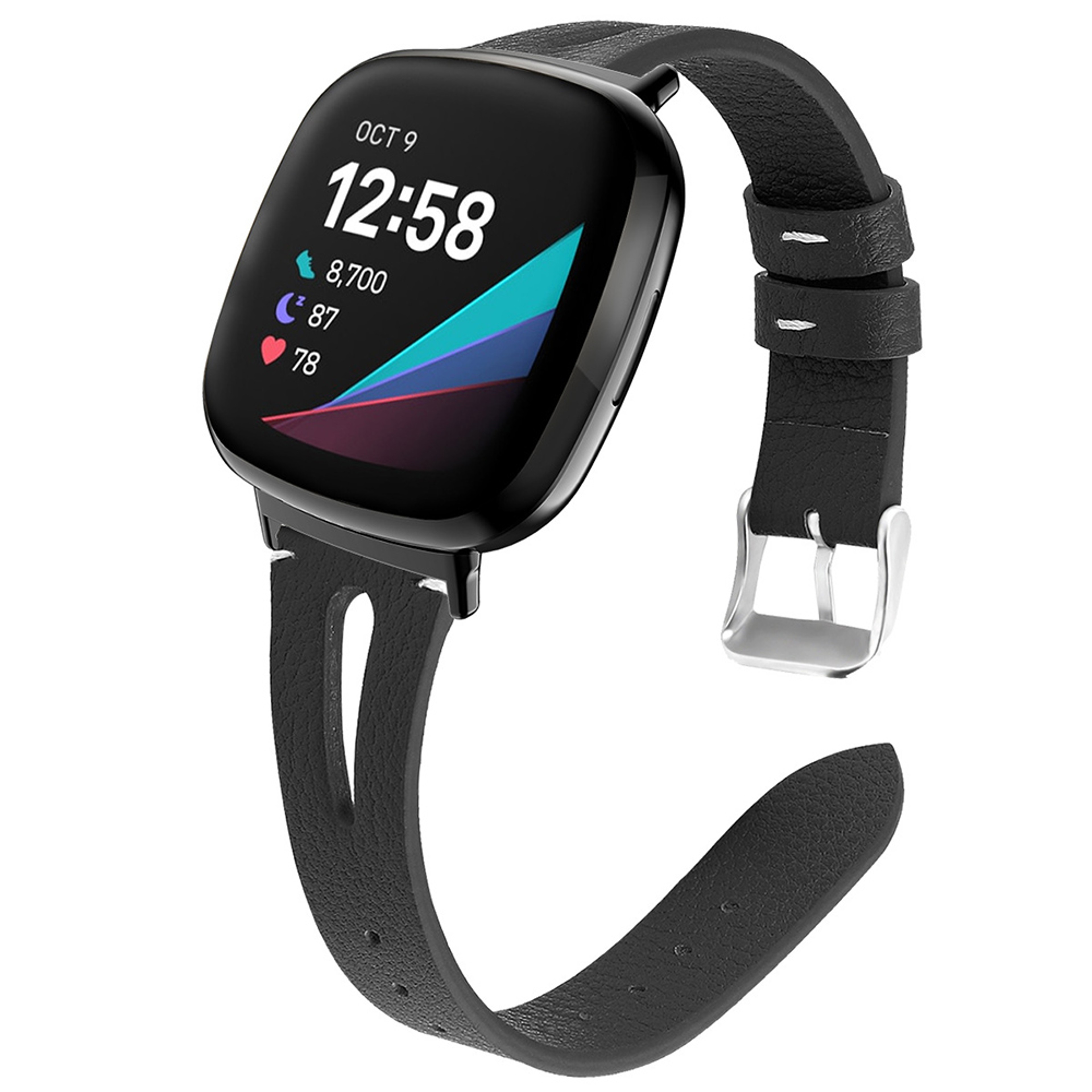 Slim Leather Fitbit Versa Band for Versa Sense  and Sense – view 10