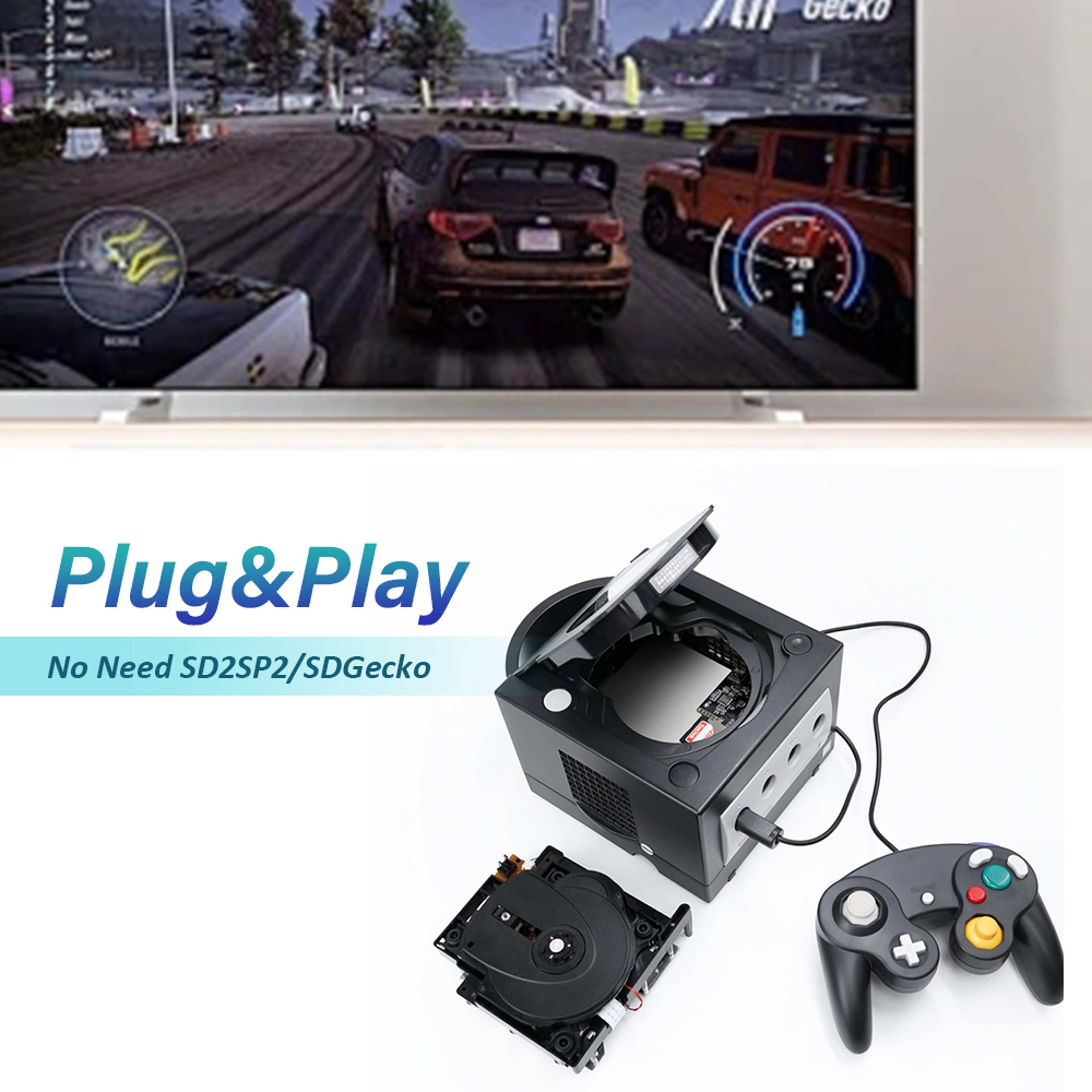 RetroScaler CUBEODE GameCube Optical Drive Emulator GC Loader 1