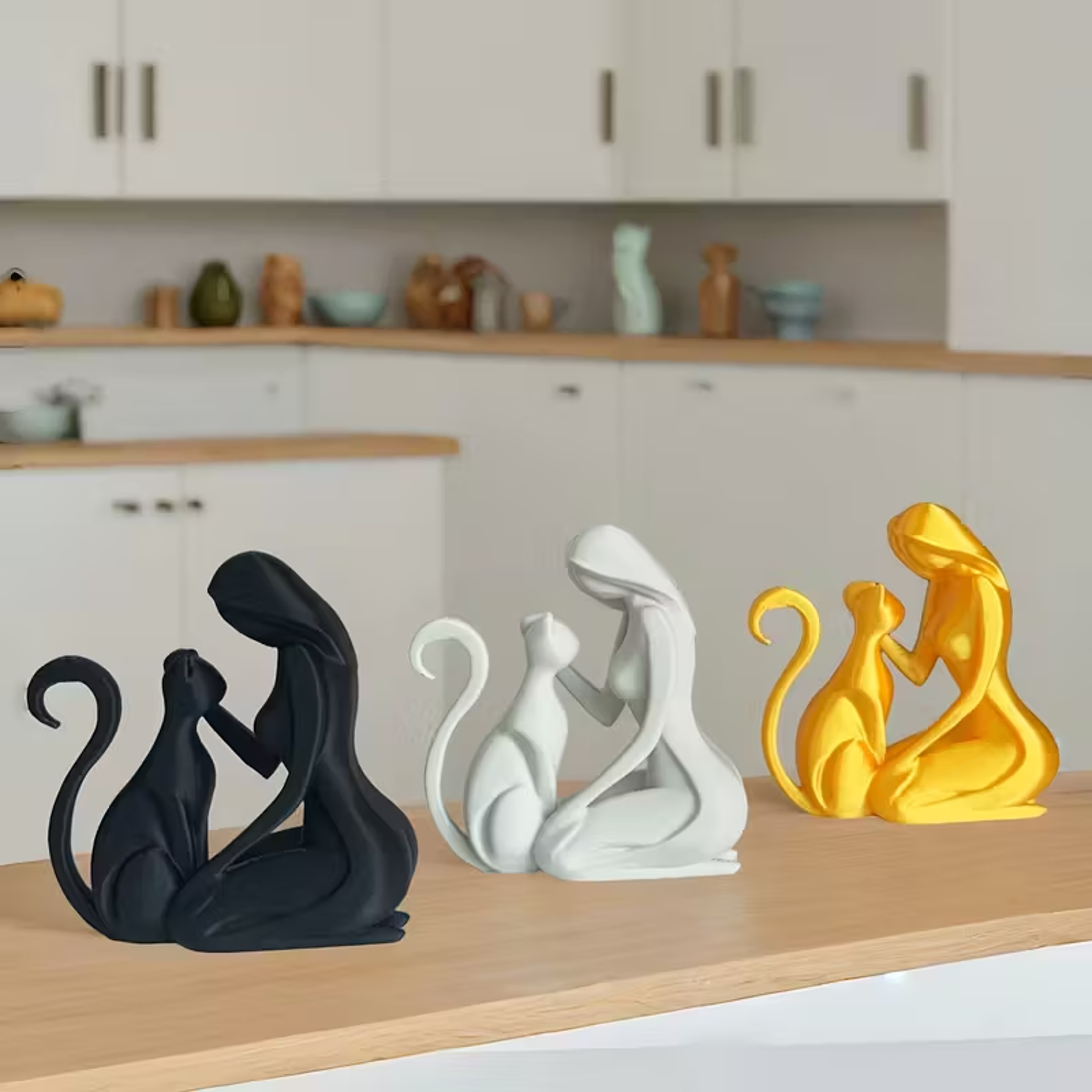 Cute Kitten Tabletop Ornament Cat Home Decor Gift for Cat Lovers – view 5