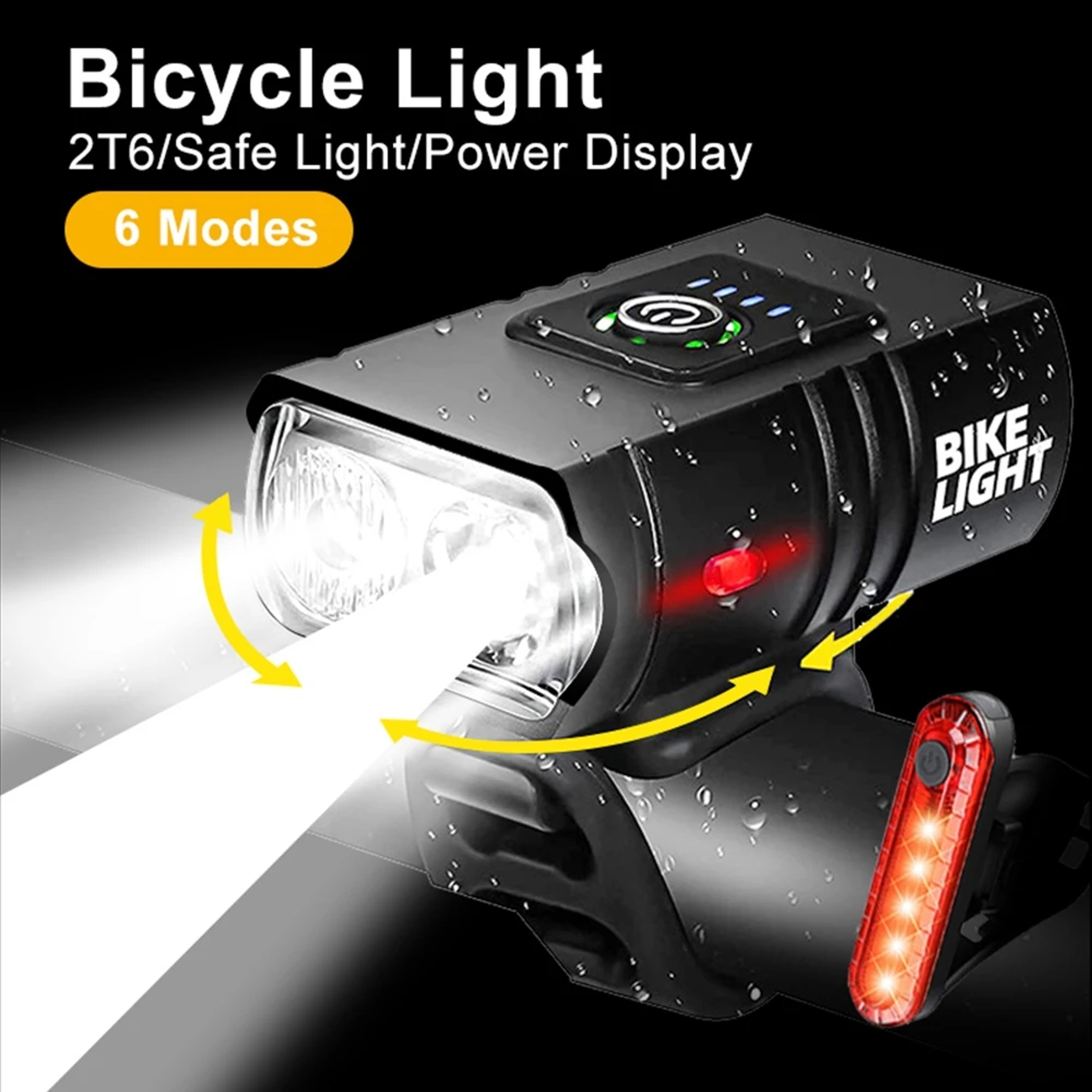 LED USB Rechargeable Bicycle Headlight For MTB And Night Cycling 0