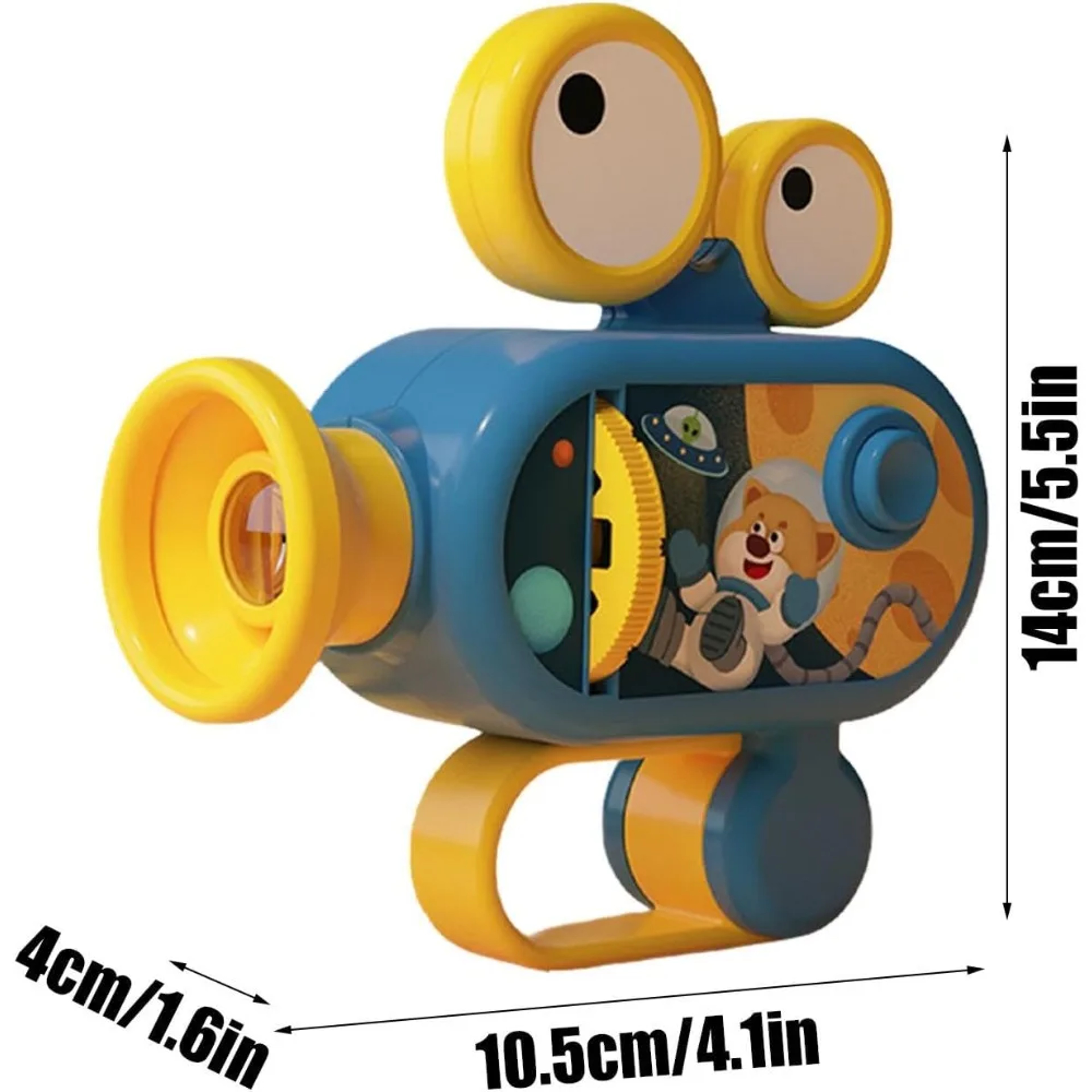 Kids Educational Flashlight Projector Bedtime Story Toy with Multi Theme Animal Slides – view 2