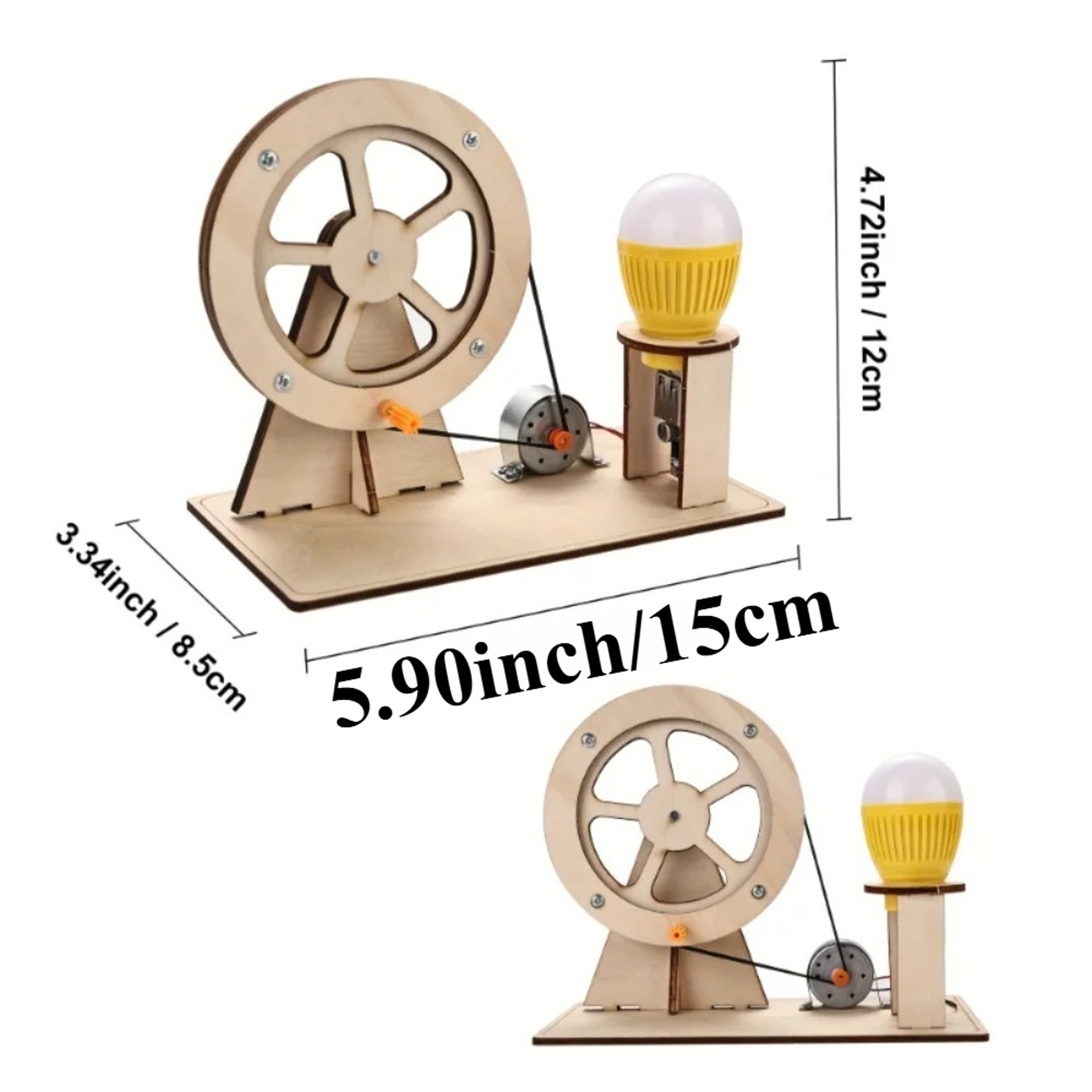 DIY Hand Crank Generator STEM Science Kit for Kids – view 2
