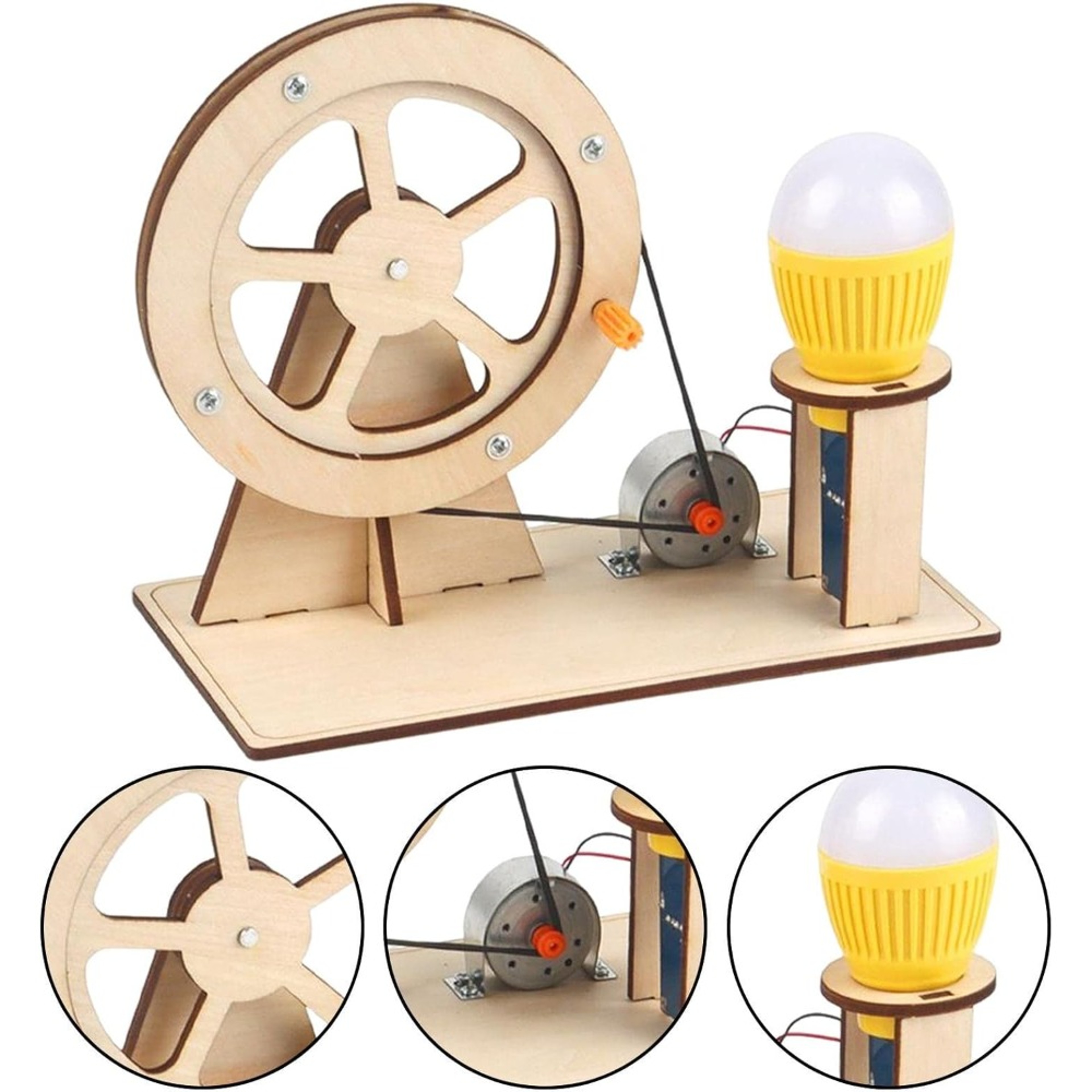 DIY Hand Crank Generator STEM Science Kit for Kids – view 7